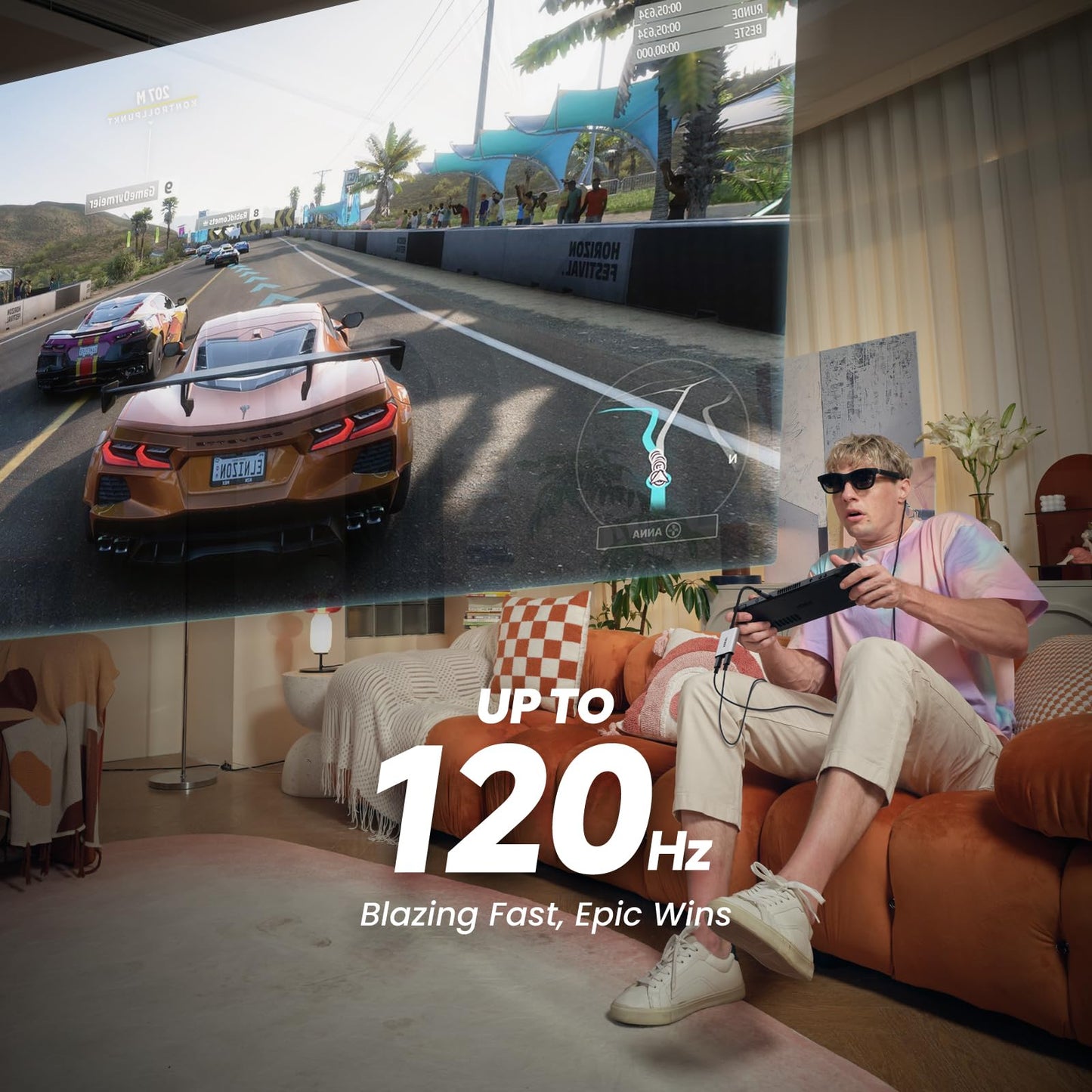XREAL Hub, Power and Play Adapter, Power Your AR Glasses While Charging Your Source Device, Like Steam Deck, ROG Ally, Switch, iPhone 15 or Android Phone, Support 45W Fast Charging and 120Hz