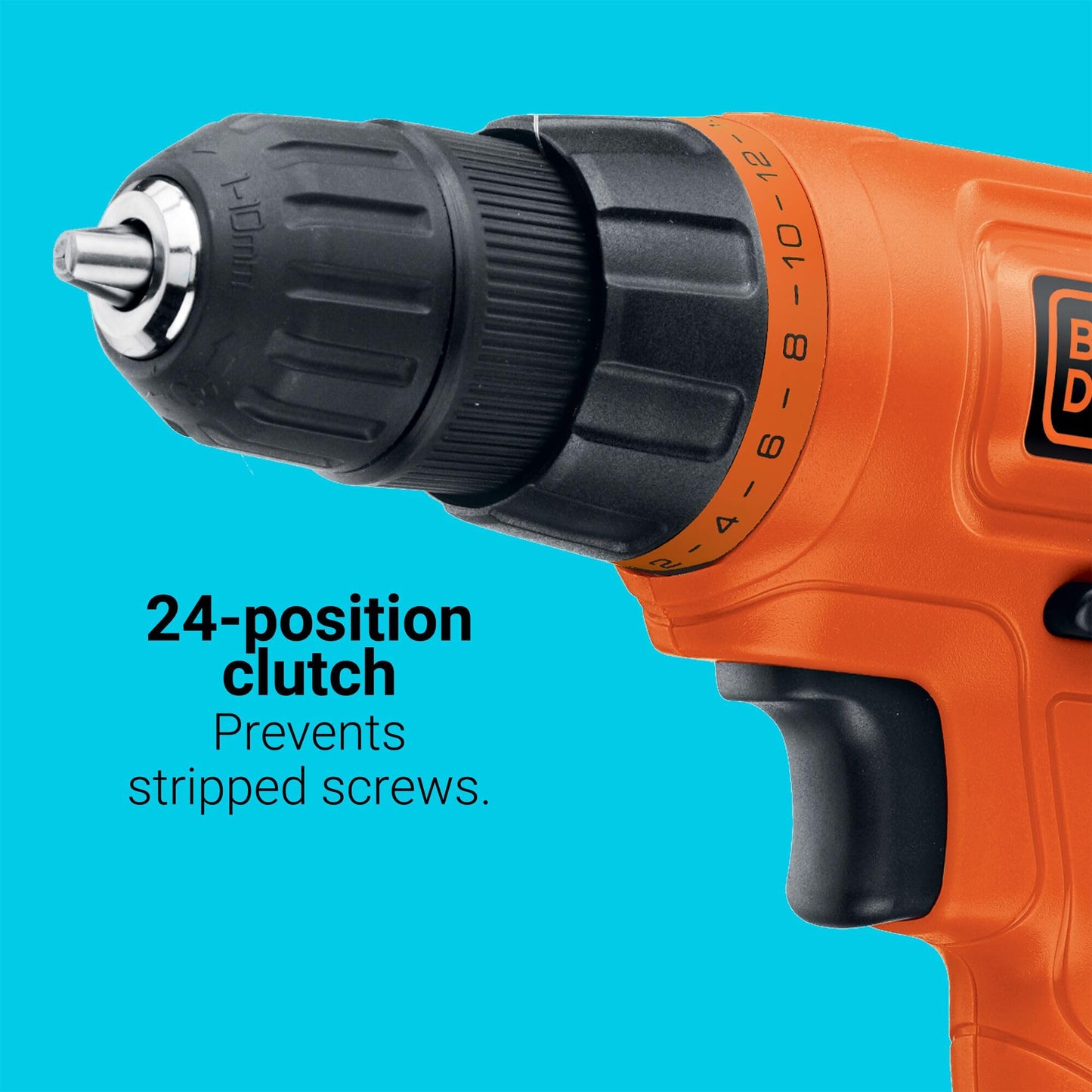 BLACK+DECKER 20V MAX POWERCONNECT Power Drill Cordless Drill Driver Electric Screwdriver with 30 Piece Bit Set and Drivers Kit, Battery and Charger Included (LD120VA)