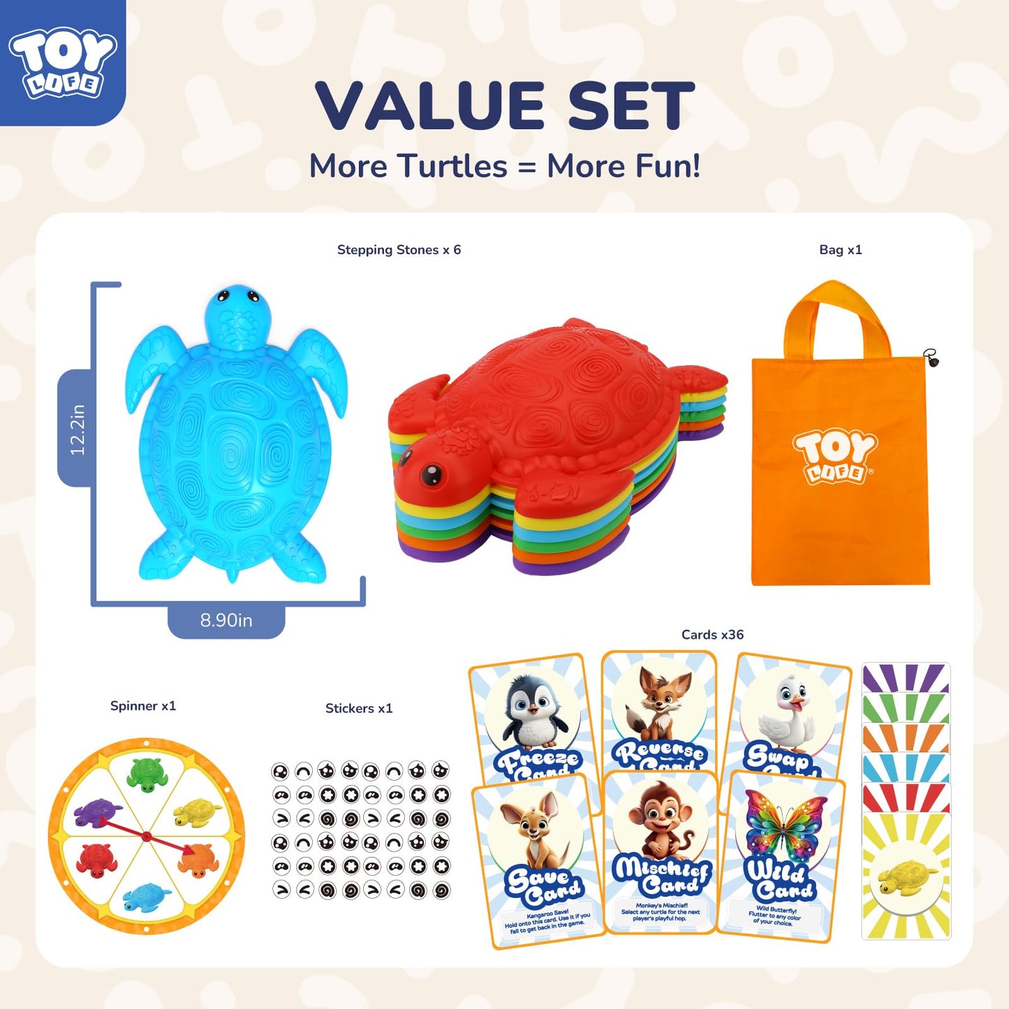 TOY Life Stepping Stone 6 Pack
