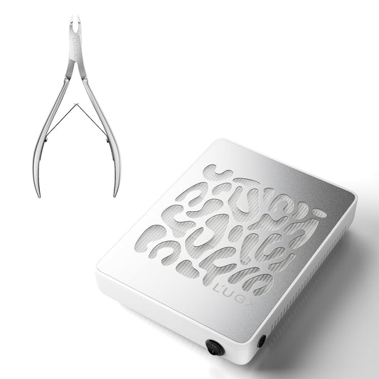 L'UGX Powerful Nail Dust Collector with Cuticle Trimmer