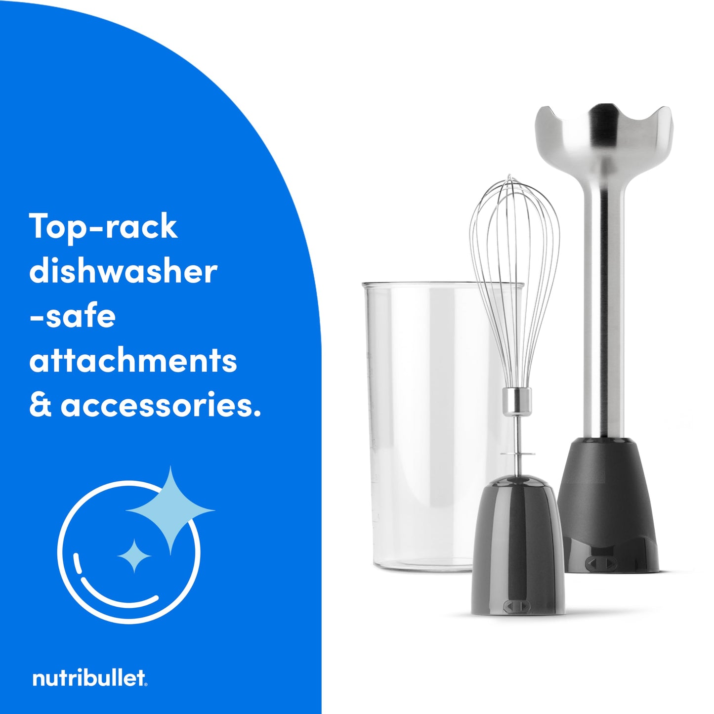nutribullet Lite Immersion Blender Dark Gray