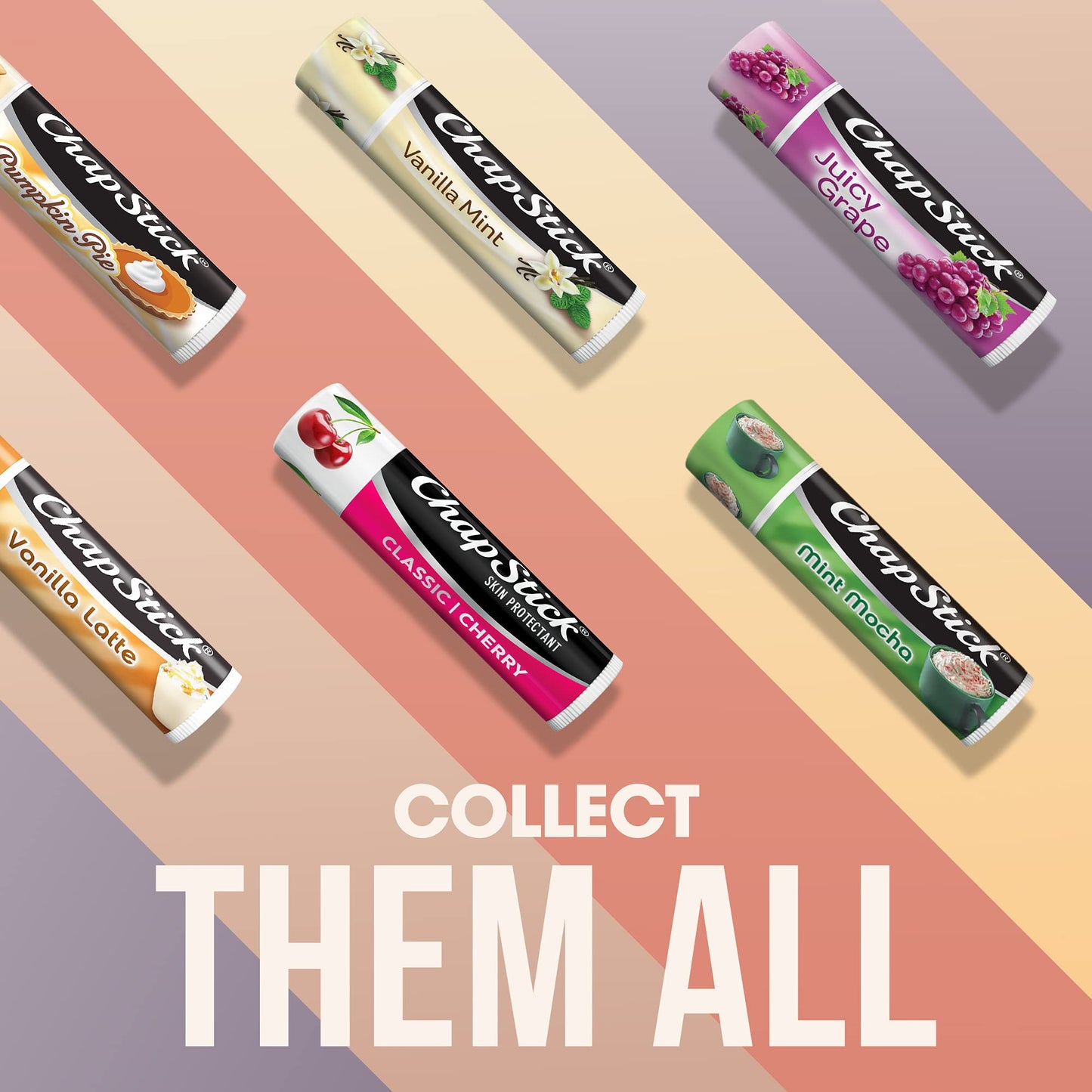 ChapStick Lip Balm, Classic Cherry 3-Packs (12 Sets/36 Tubes) – Bulk Lip Care, Fruity & Sweet, 0.15 Oz Ea