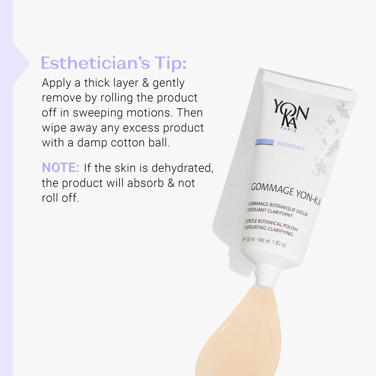Yon-Ka Gommage Yon-Ka Peeling Gel (50ml) Gentle Facial Exfoliator to Brighten and Balance, Help Tighten Pores and Reduce the Look of Redness, Paraben-Free