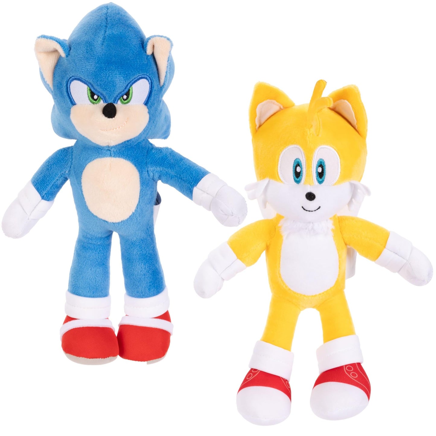 Sonic 3 Movie- 9" Plush 2-Pack, Sonic & Tails