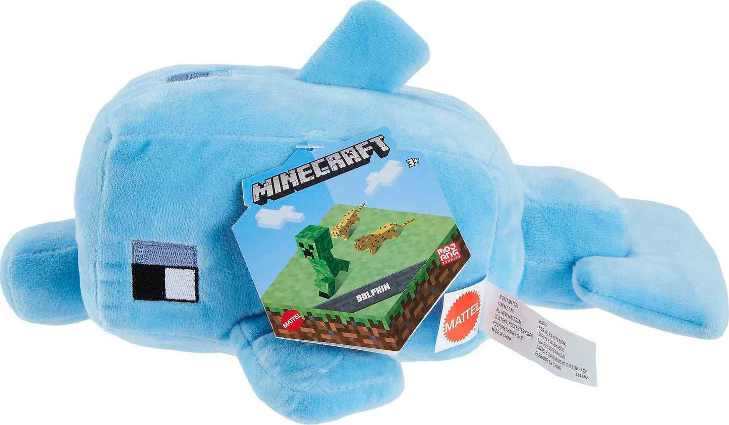 Minecraft Basic Plush Figure, Soft Dolls, Video Game Inspired Collectable, Gifts for Kids and Fans Aged 3+