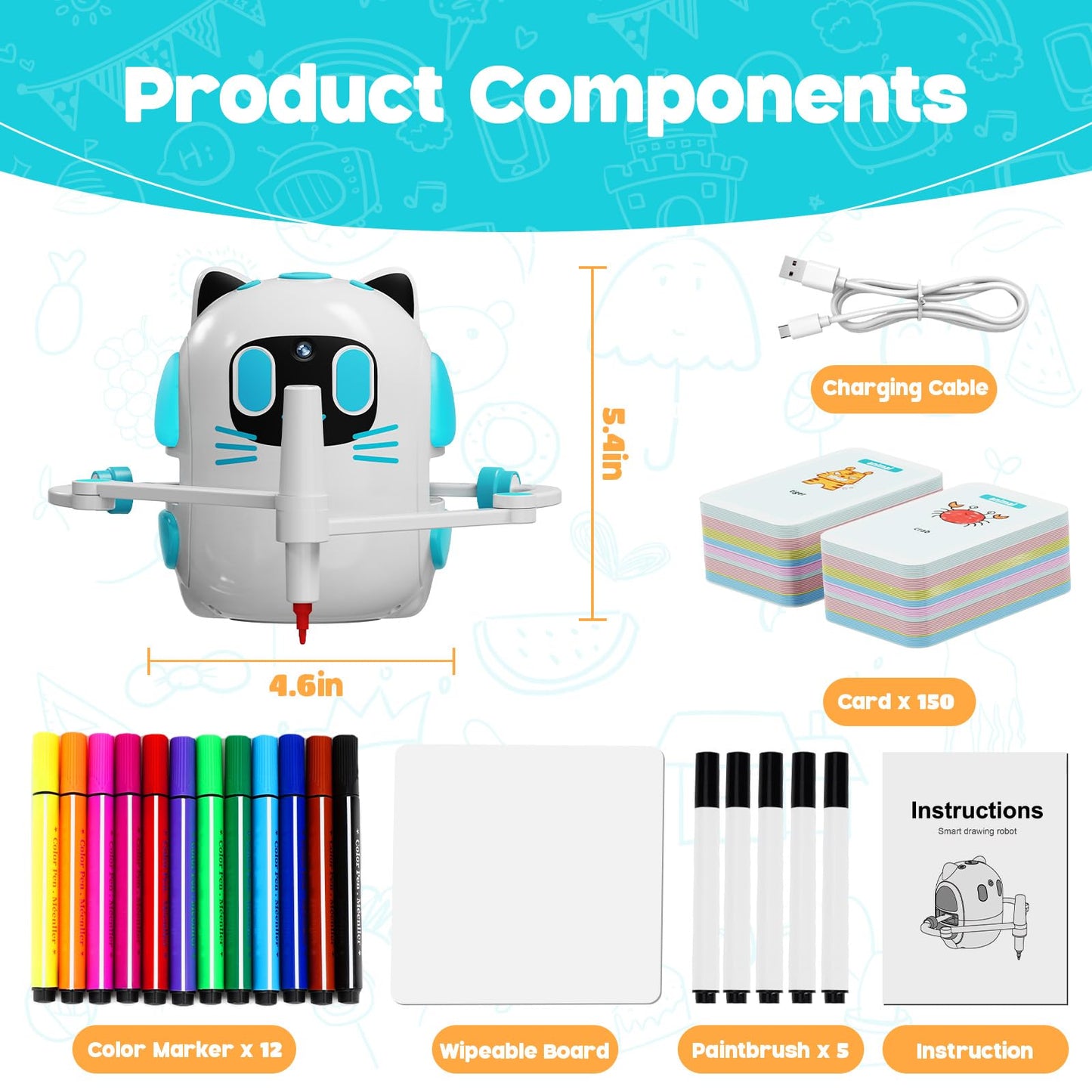 CozyBomB™ Smart Drawing Robot for Kids