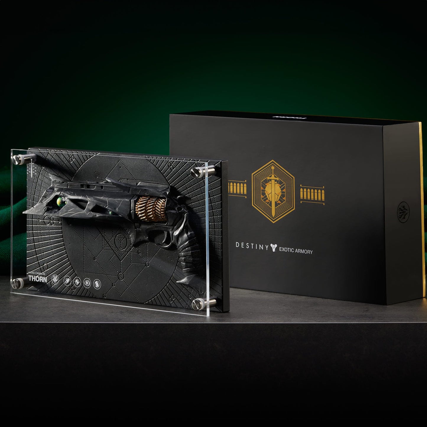 Numskull Thorn Exotic Weapon Figure 12x7 (30x18cm) Limited Edition Collectible Replica Statue - Official Destiny Merchandise - FPS Sci-Fi Action Video Game Figurine