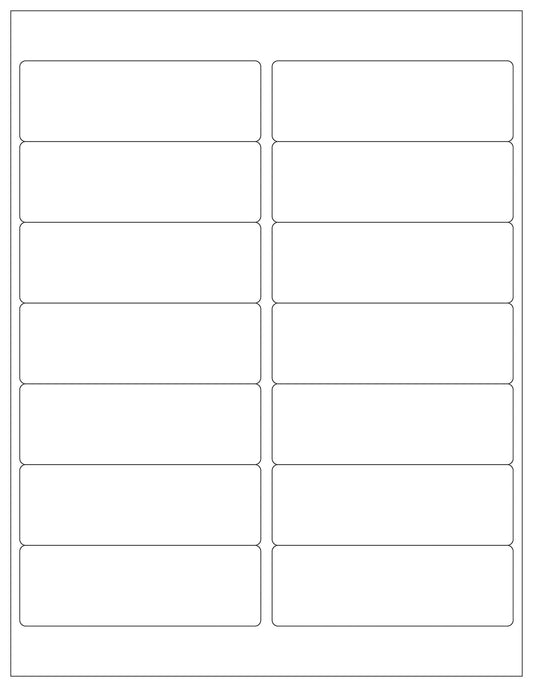 400 Sheets; 5,600 Labels of HouseLabels 14-UP, Address/Mailing Labels (4.0" x 1-1/3") - BPA Free!