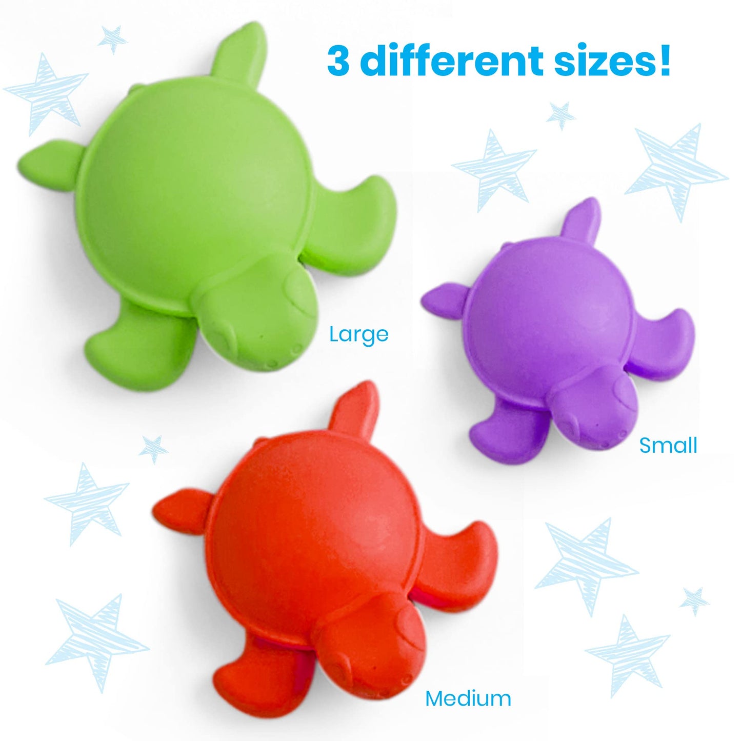 Learning Resources Maths Activity Set Tactile Turtles Numbers Learning for Toddlers, Math Counter for Children, Colour Sorting Toy, Sensory Game with Turtles, Montessori