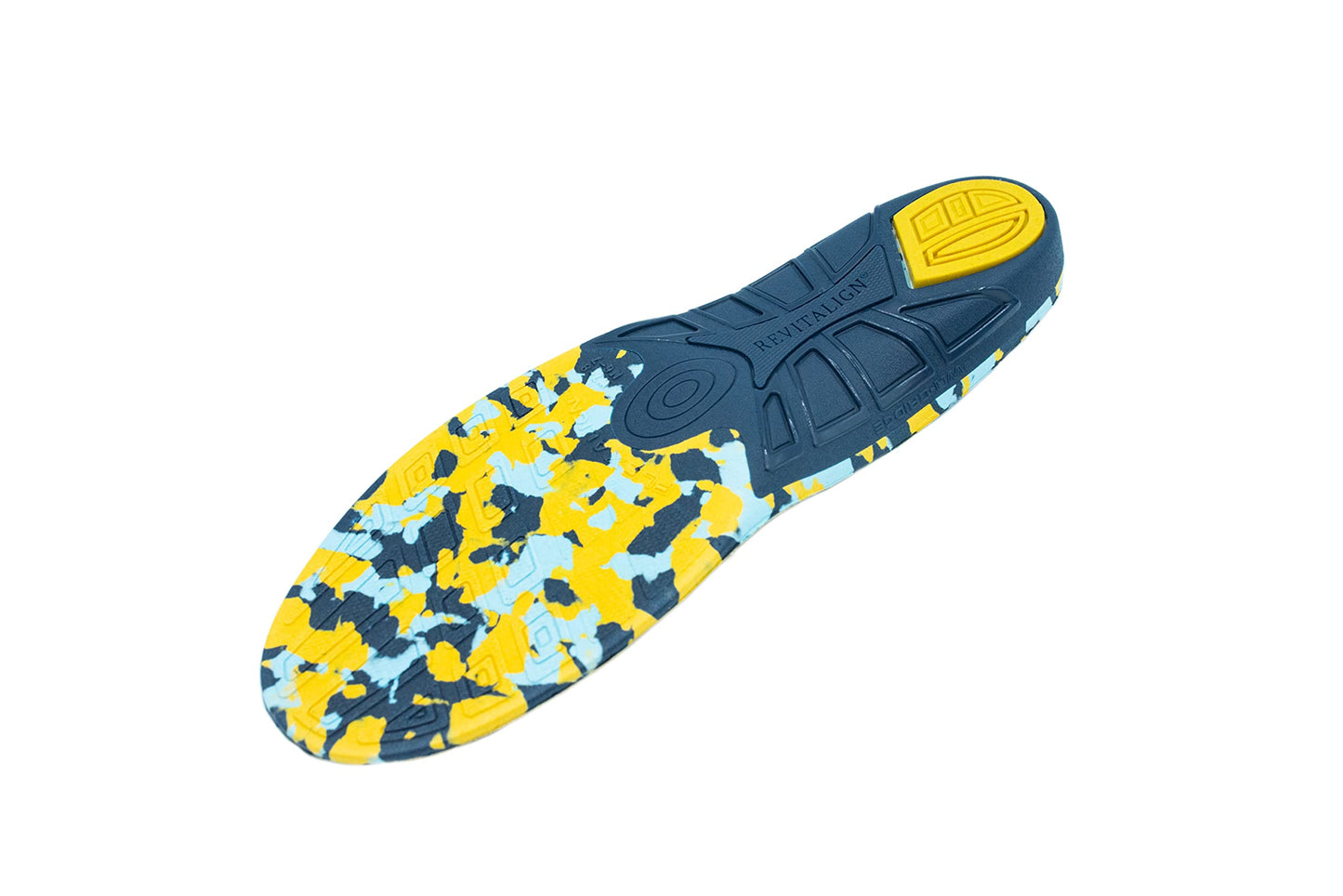 REVITALIGN unisex adult High Arch Support Insole, Yellow, W 11-12.5 M 10-11.5 US