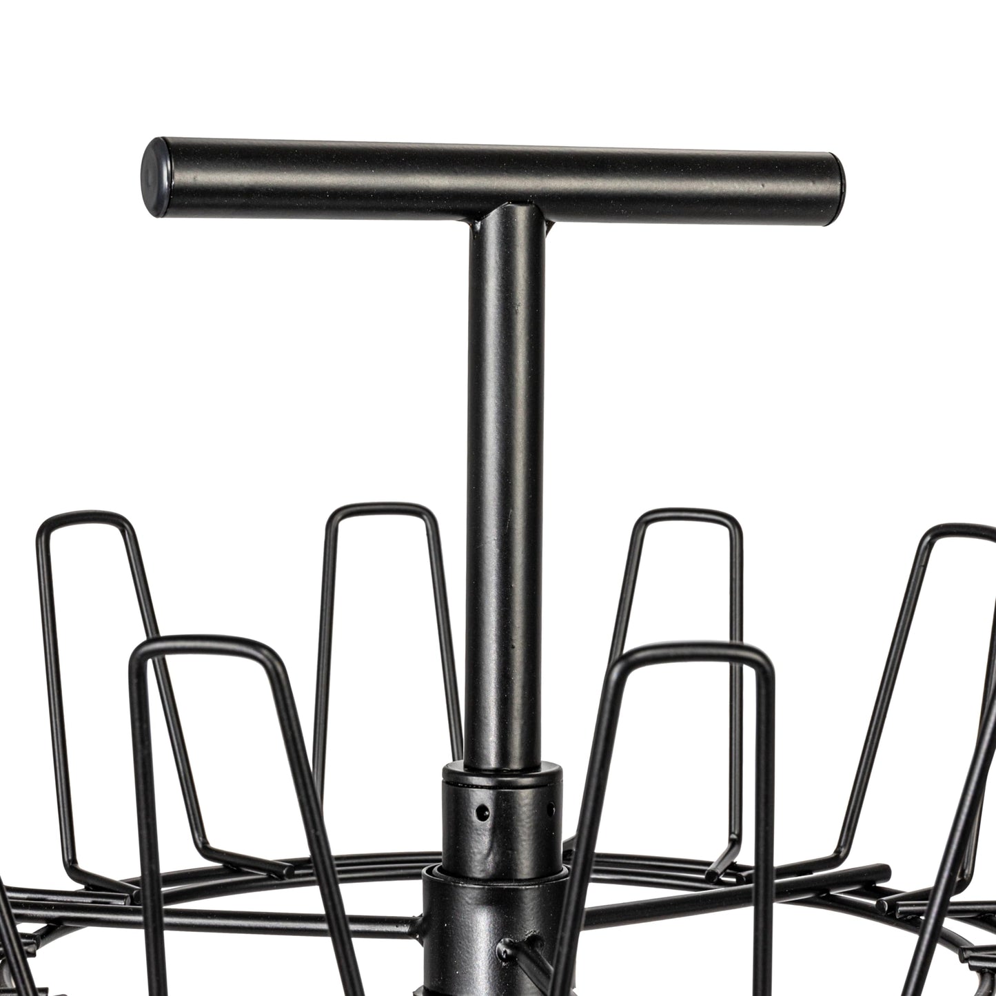 Household Essentials 4-Tier Shoe Storage Tree, Matte Black