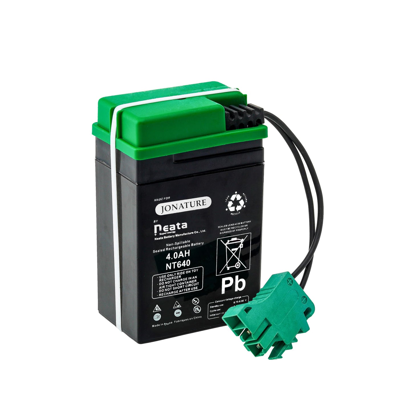6V Battery + Charger Combo Kit for Peg Perego for John-Deere Express/for John-Deere Utility Tractor/Li Red Tractor Children Ride on Car (6V 4AH Battery + Charger)