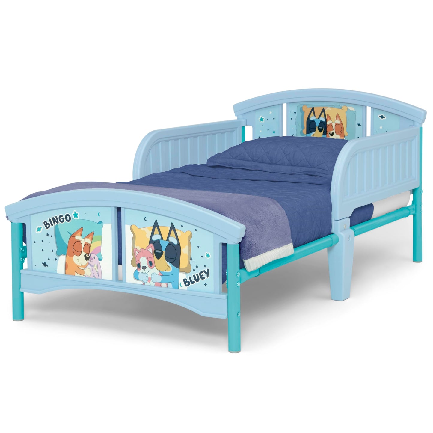 Delta Children Plastic Toddler Bed, Bluey