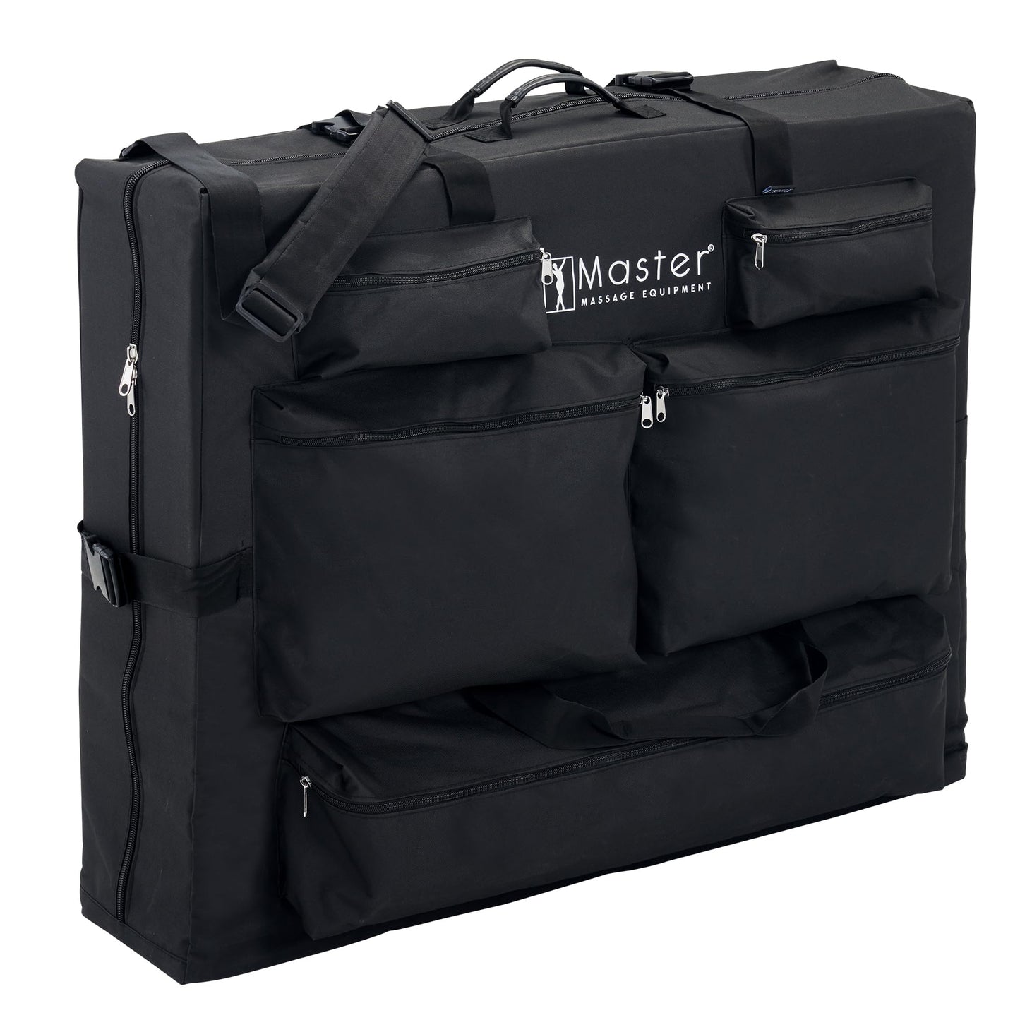 Master Massage Universal Massage Table Carry Case, 5 Pockets Carrying Bag for Massage Table, 25"-32", Black