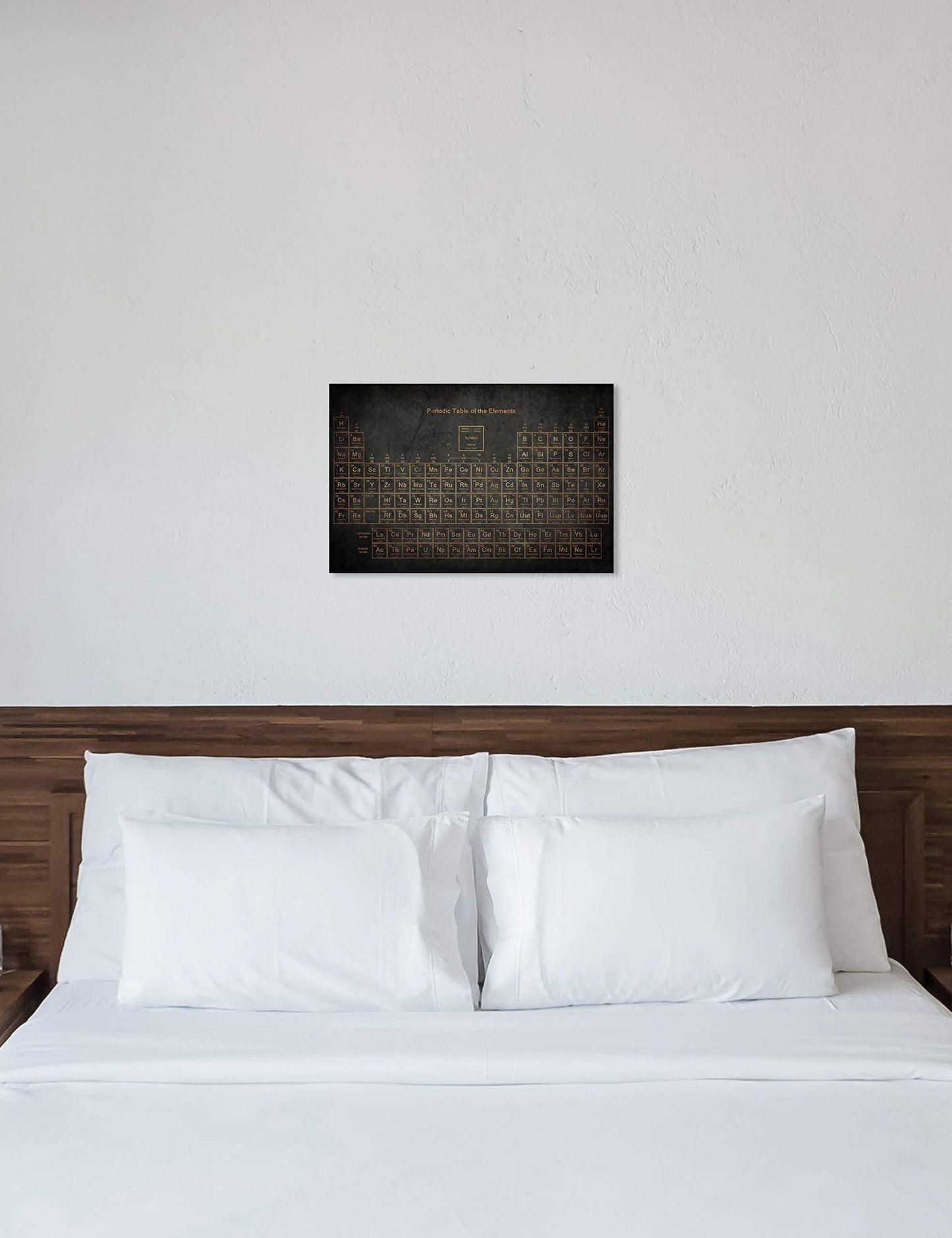 The Oliver Gal Artist Co. Oliver Gal 'Periodic Table' Black Abstract Wall Art Print Premium Canvas, 30" x 20" Gray