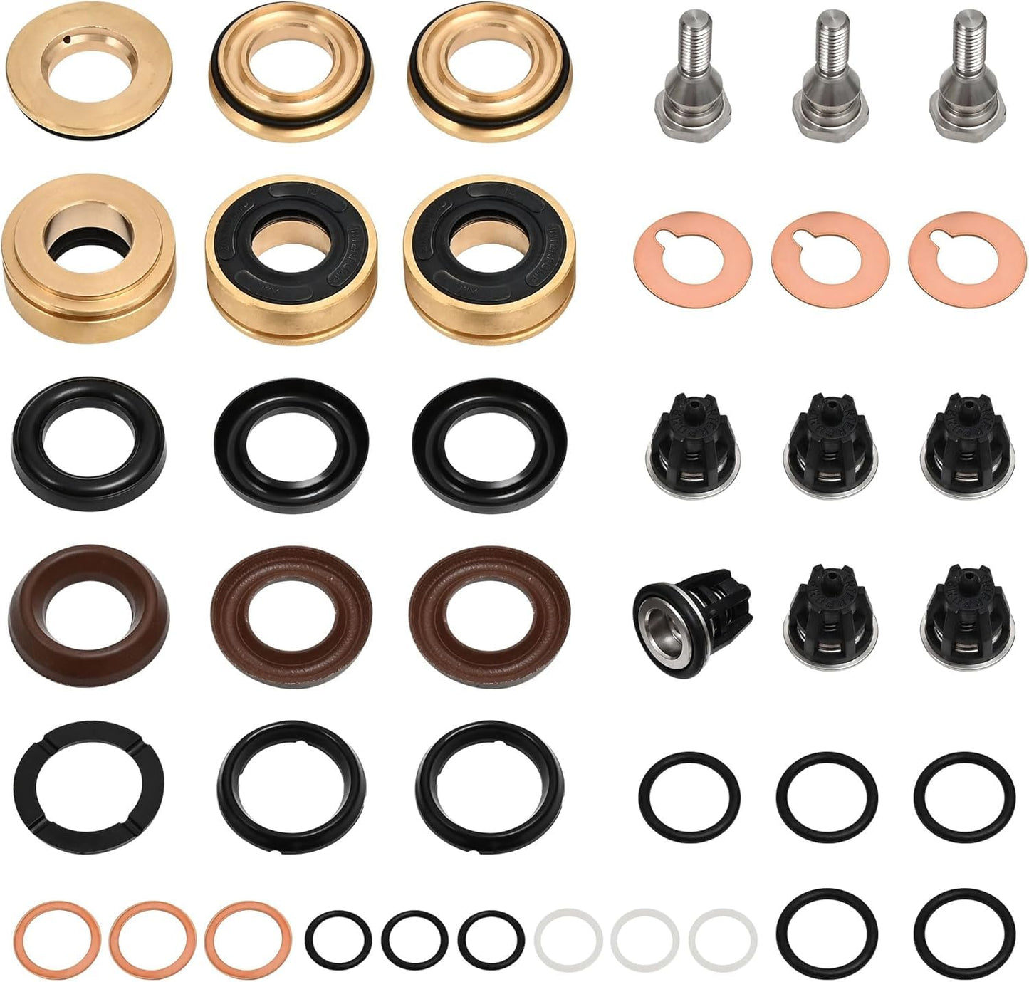 Compatible for General Pump Rebuild 20mm Kit – Replacement Packing Kit for 20mm Pressure Washer Pump Complete Pressure Washer Seal Kit Set for T1011 TS1011 TS1511 TS2021 TS2011 TS1021