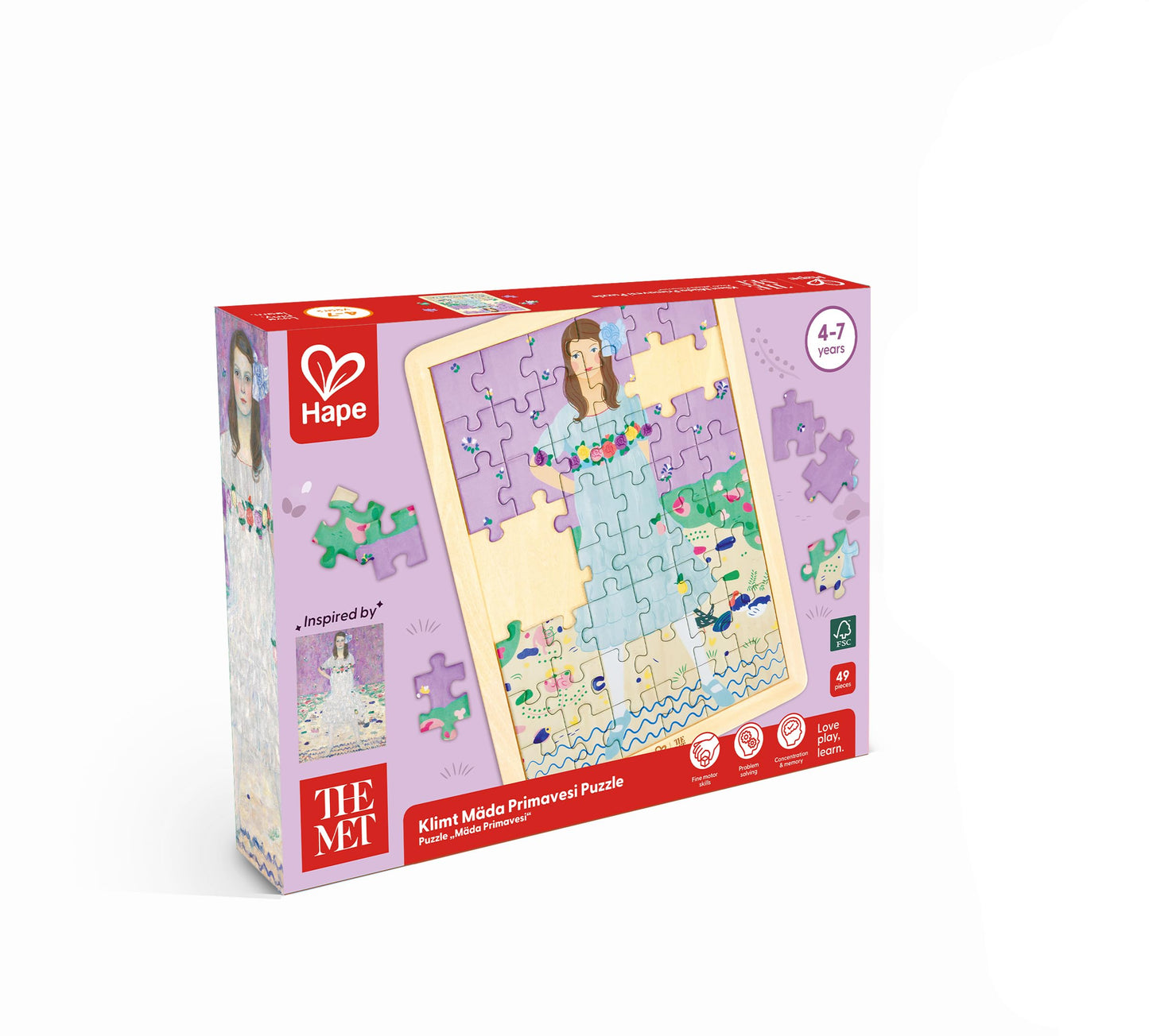 Hape Klimt Mäda Primavesi Puzzle (Met)