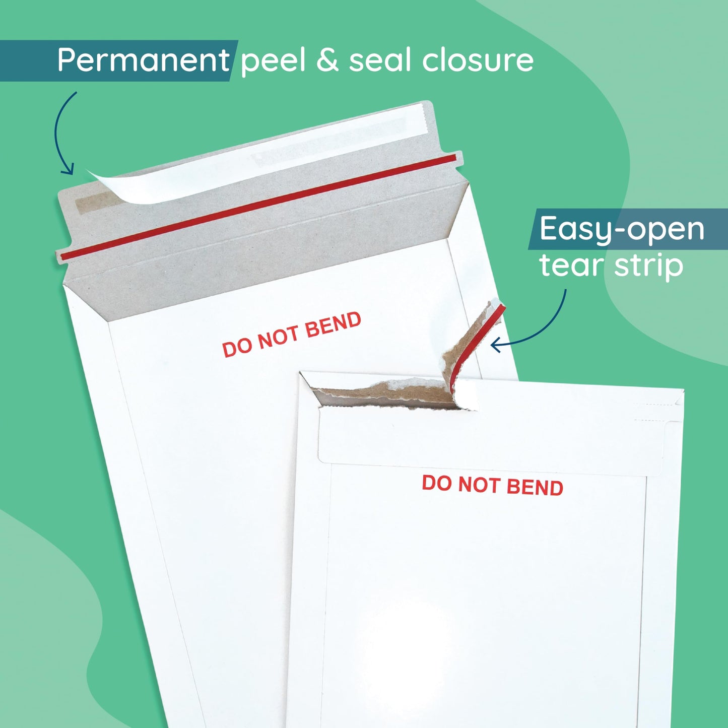 Blue Summit 25 Pack 12.75x15 Rigid Mailers, Cardboard Envelopes, Do Not Bend Photo Mailers, Cardboard Envelopes for cards, For Paper Document, Pictures, and Magazine