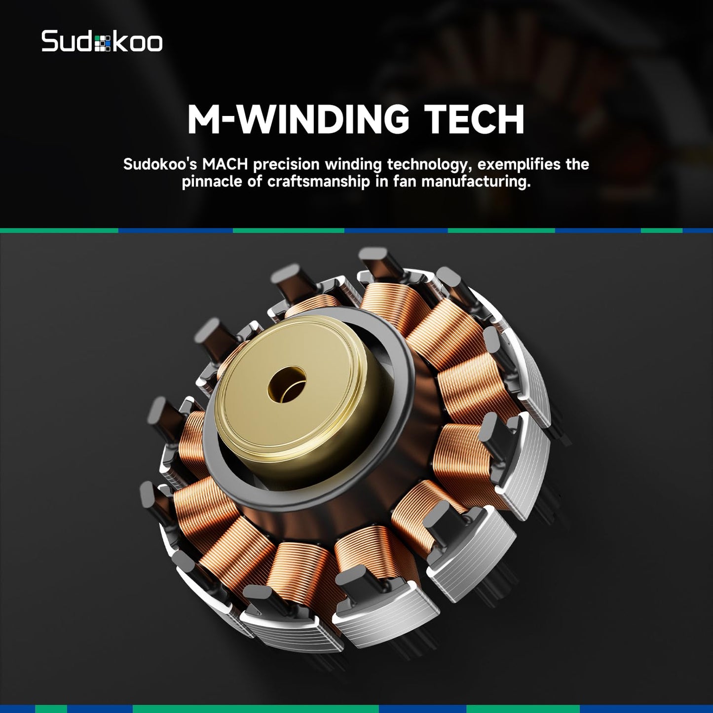Sudokoo Sudokoo MACH120 3IN1 Case Fans, 30mm Thick, LCP and 40% Glass Fiber, Hybrid Hydraulic Bearing, FOC Motor, PWM, Dynamic Balance Correction, 6 Years Warranty, Black Gray
