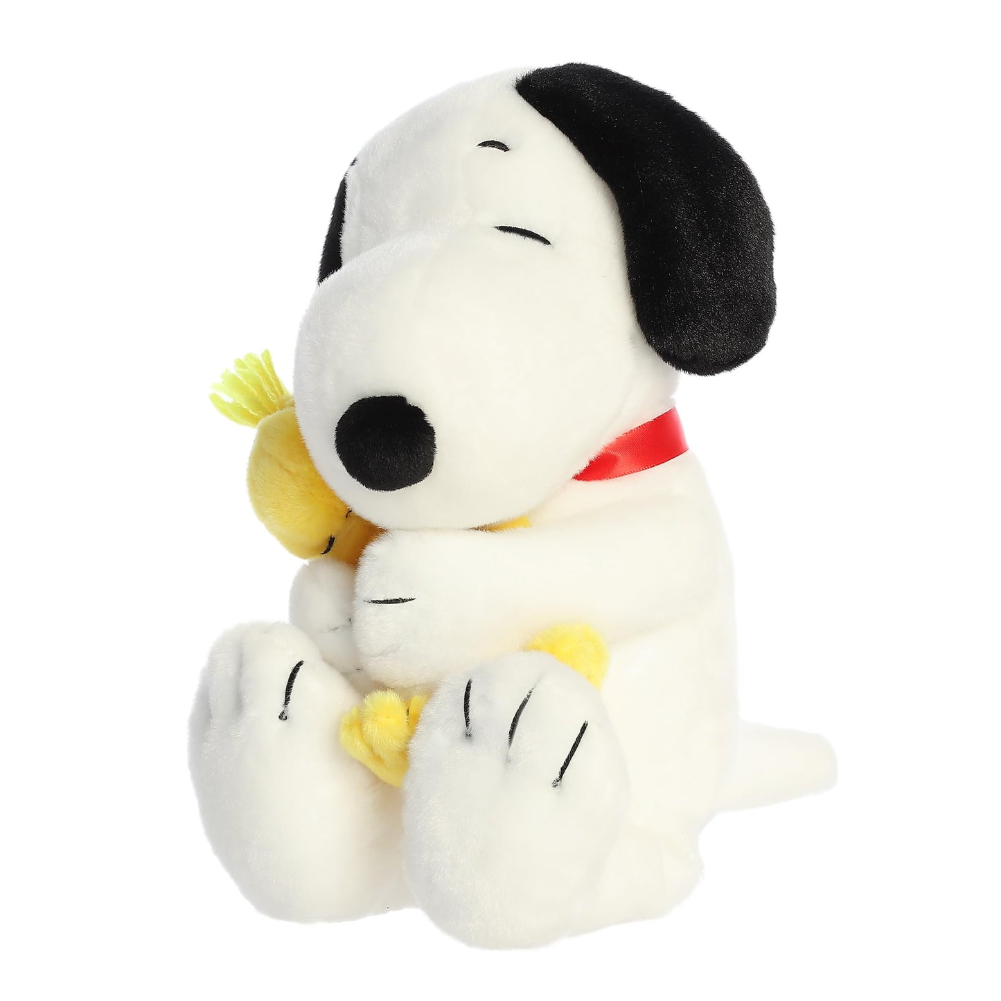 Aurora® Adorable Peanuts® Big Hugs Snoopy™ & Woodstock Stuffed Animal - Officially Licensed Toys for All Snoopy Fans - Nostalgic Gift for Adults and Birthday Celebrations - 13 Inches