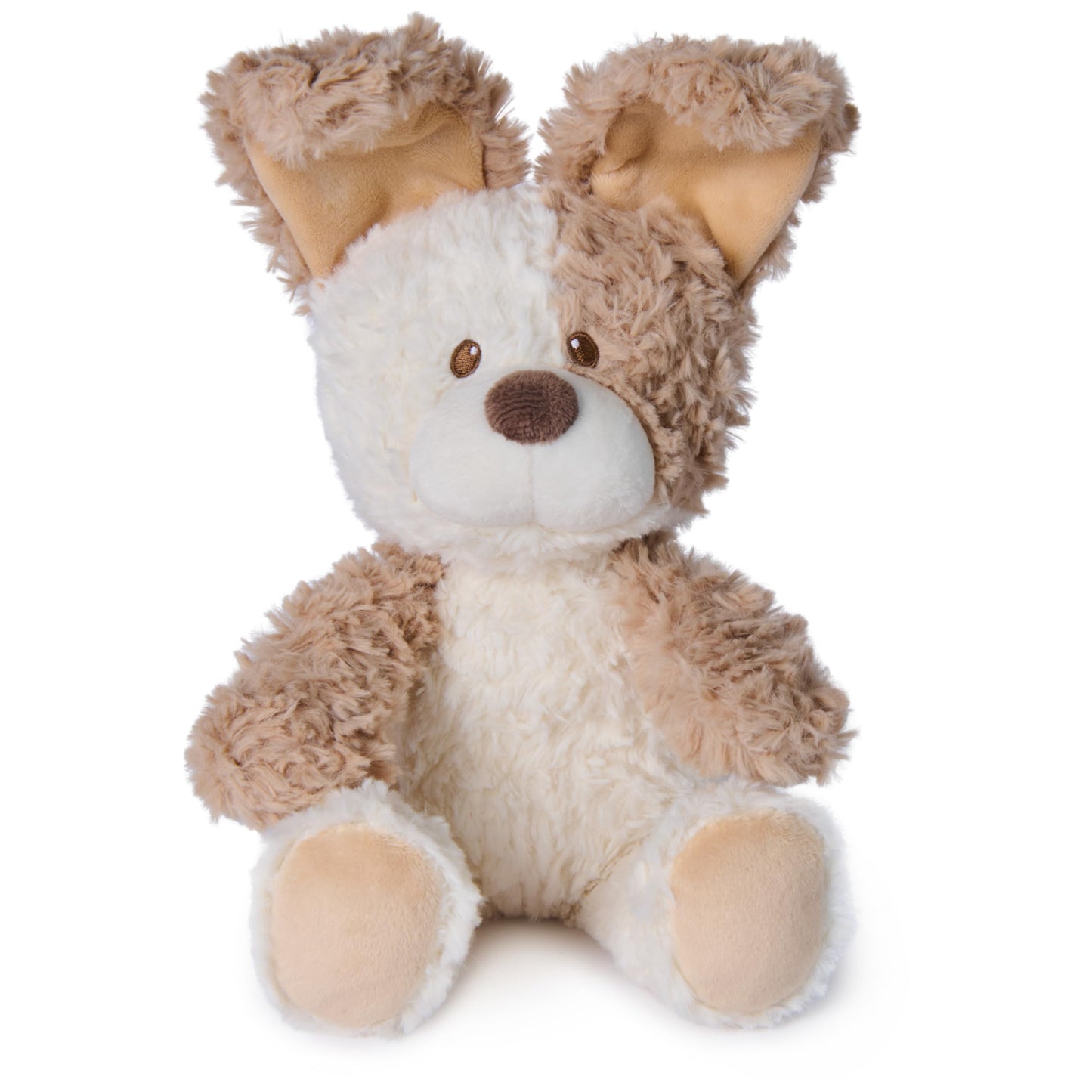 GUND Baby Peek-a-Boo Peeki Puppy Plush, Dog Stuffed Animal, Baby Toy for Ages 0 and Up, Brown/Cream, 7"
