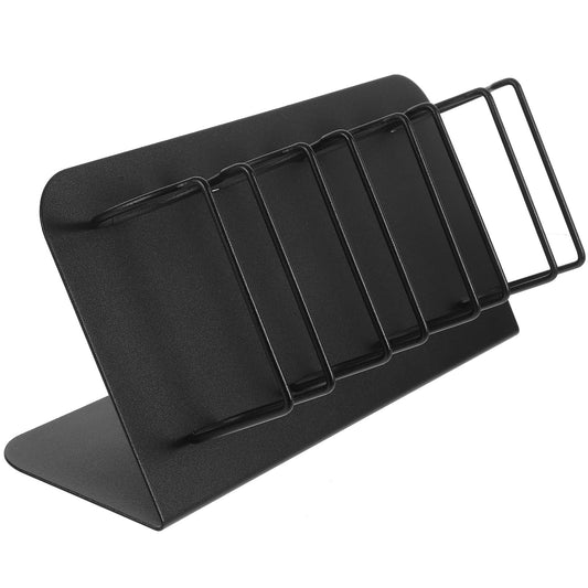Alipis Hairdressing Tool Storage Rack, Stainless Steel Hair Trimmer Stand Barber Station Organizer Tabletop Razor Holder Shelf Holders Clipper Guard Racks for Barbers Salon Appliance