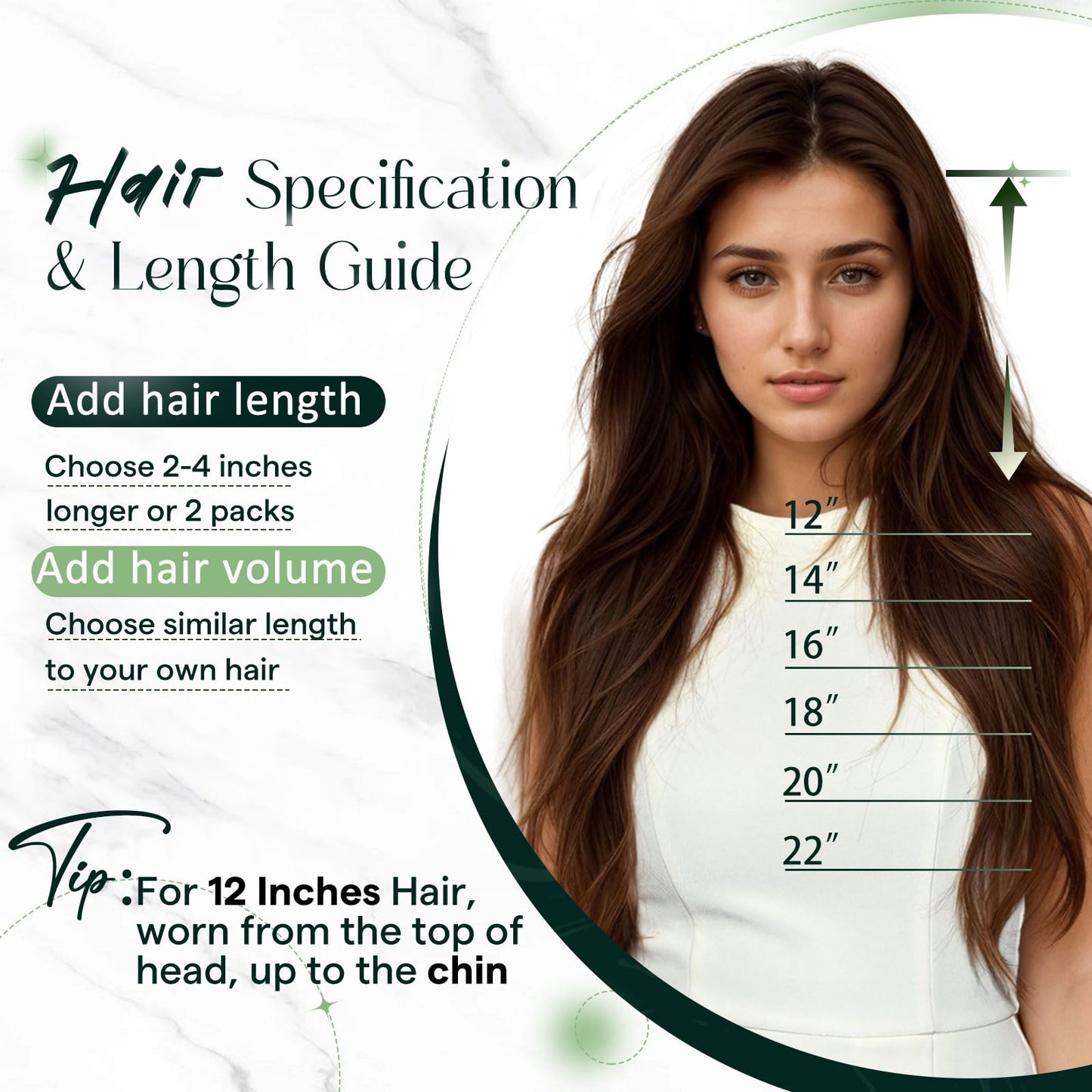 RUNATURE Clip in Hair Extensions Real Human Hair Dark Blonde Hair Extensions Clip ins Double Weft 18 Inch Remy Clip in Human Hair Extensions Full Head Thick Hair Extensions 120g 7Pcs