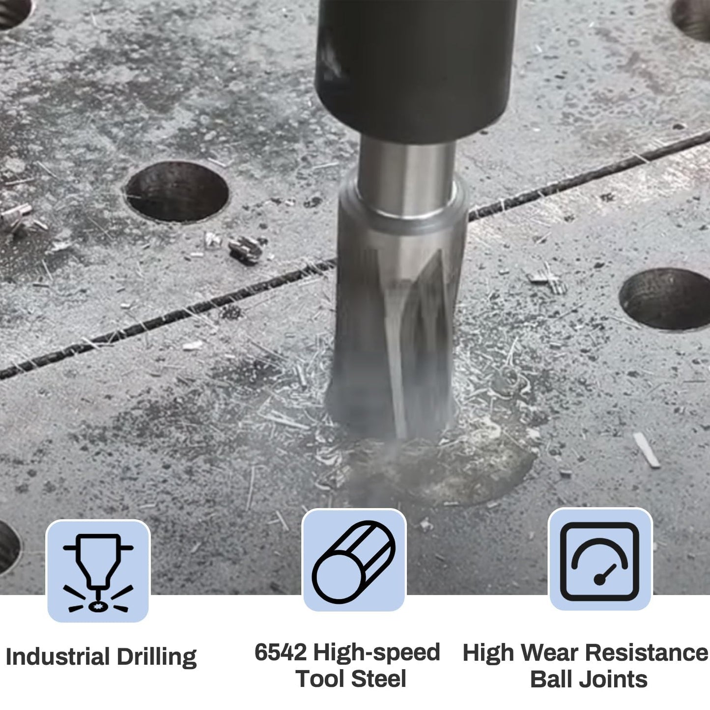 7 Degree Ball Joint Tapered Reamer,6542 High-Speed Tool Steel Tapered Ball Joint Reamer,Tapered Reamer Tie Rod For 1-1/2" Per Foot