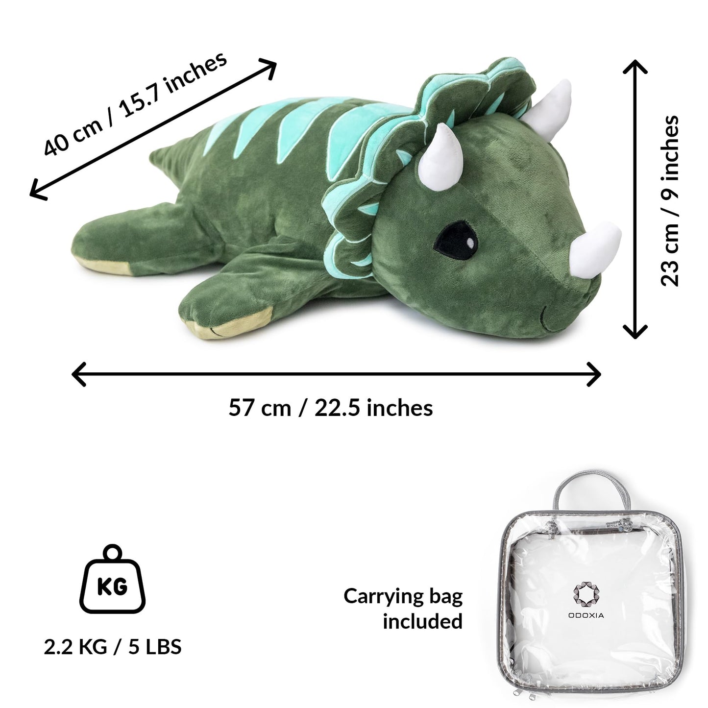 Weighted Plush Dino