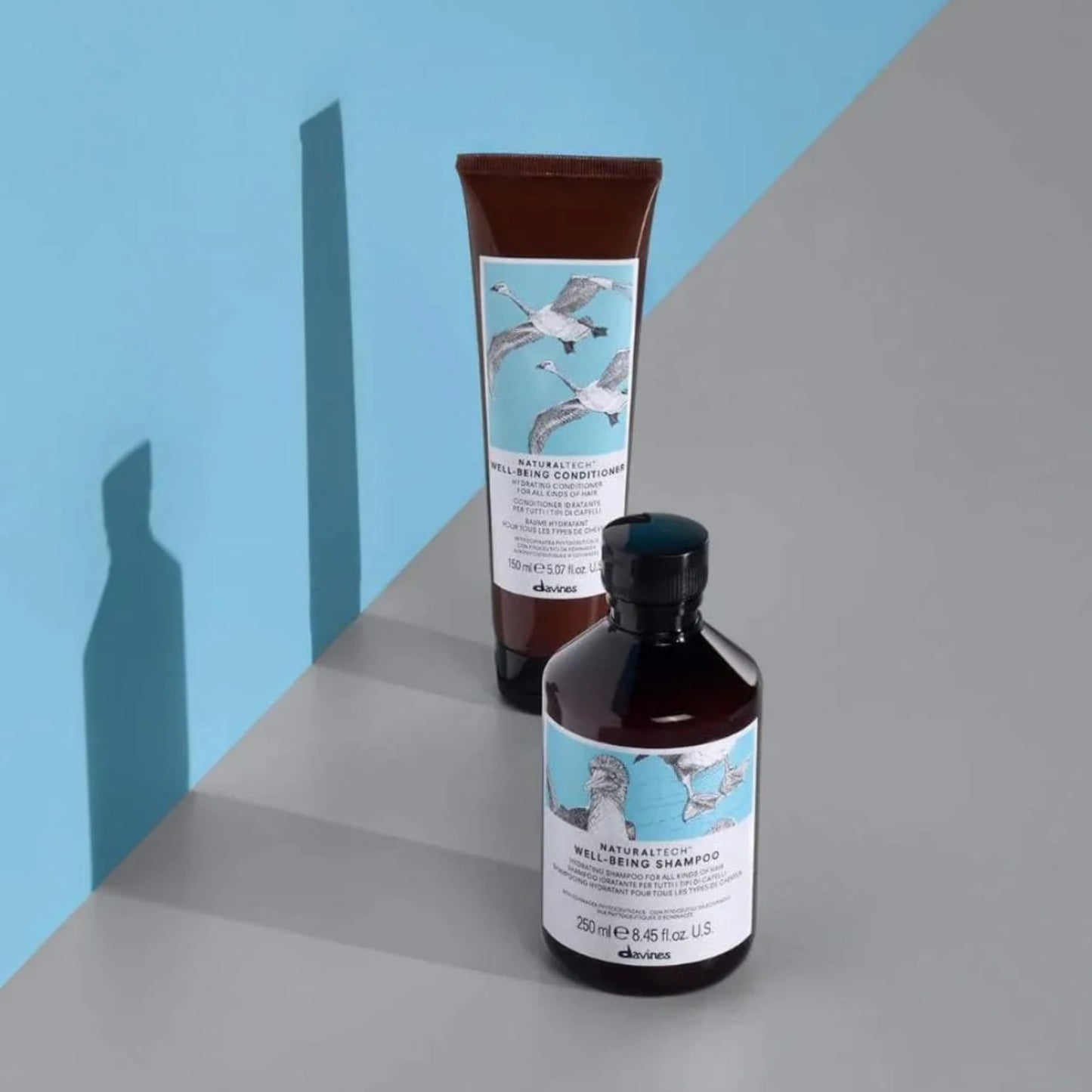 Davines Naturaltech WELLBEING Shampoo, Light And Gentle Cleansing To Moisturize, Protect and Enrich Without Changing Hair's Structure, 8.45 fl. oz.