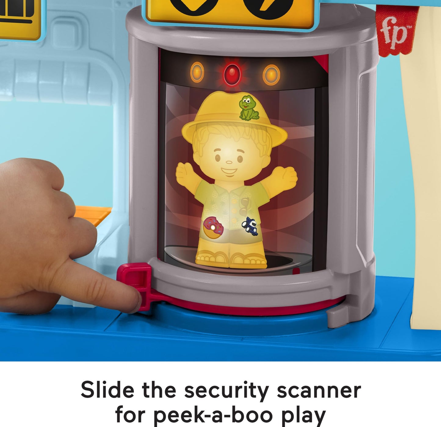 Fisher-Price Little People Toddler Toys Everyday Adventures Airport Playset with Airplane for Preschool Pretend Play Ages 1+ Years