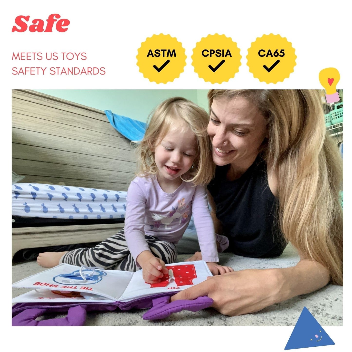 My Quiet Book Airplane Activities for Toddlers Car Plane Montessori Busy Book for Toddlers Age 1-3 All Parts Attached Gifts for Girls Age 1 2 3 4