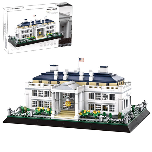 CAXIMSY White House Model Building Block Sets 895 Pieces Washington Famous Landmark Architecture Gifts for Adults and Kids