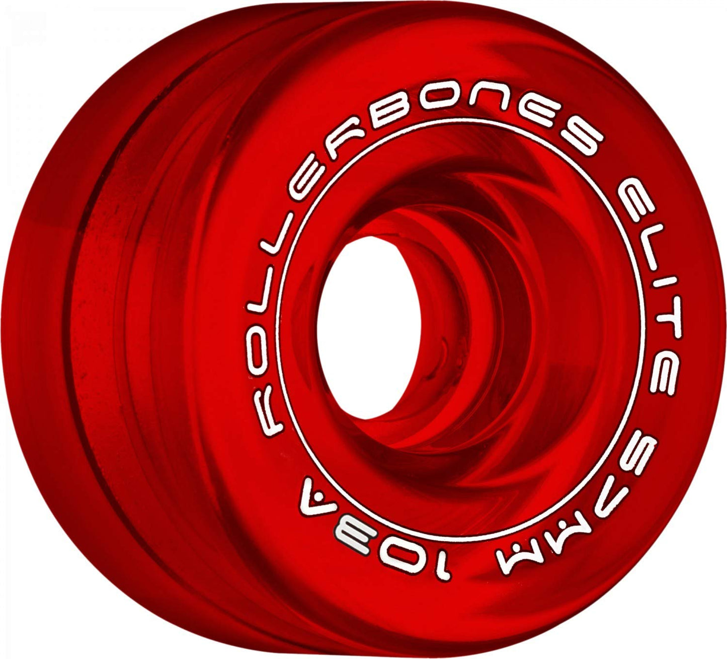 RollerBones Art Elite Competition 103a Roller Skate Wheels - Red - 62mm