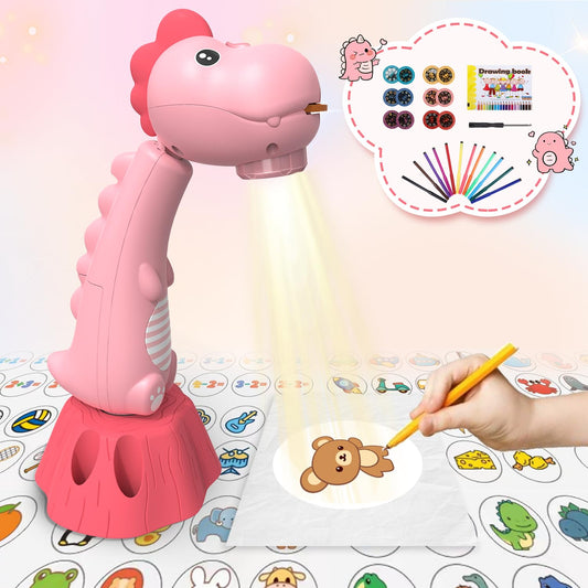 Drawing Projector for Kids,Tracing and Drawing Projector with 96 Slide Cartoon Patterns and 12 Color Brushs,Smart Art Sketcher Projector for 3+ Year Old Girls & Boys