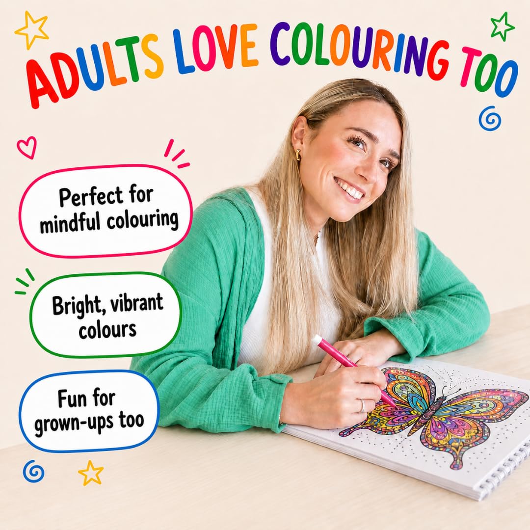 Marvin's Magic - NEW x 30 Amazing Magic Pens - Color Changing Magic Pen Art - Create 3D Lettering or Write Secret Messages - Includes 30 Magic Pens