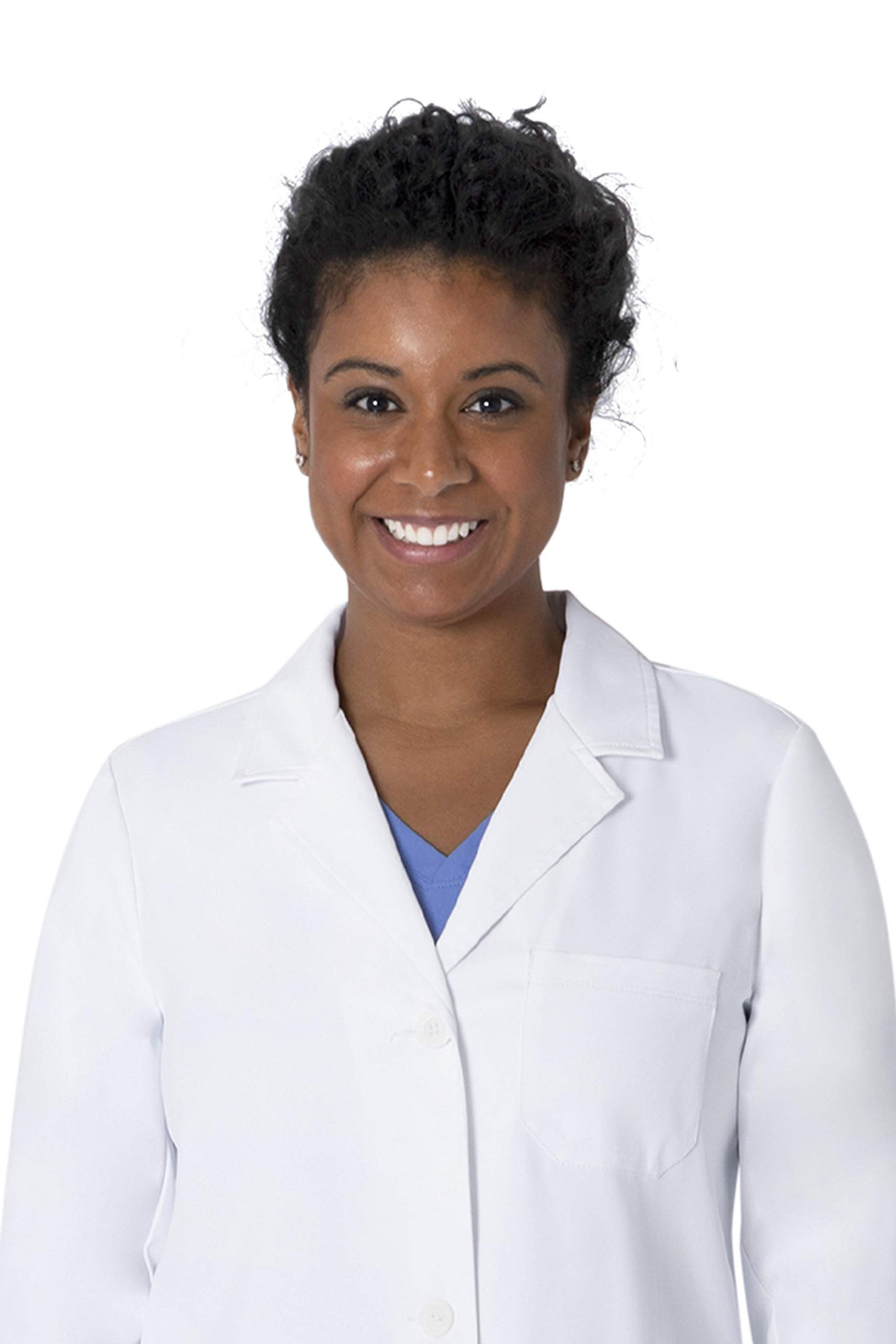 Healing Hands Lab Coat For Woman Faye White Coat with 5 Pockets, Moisture Wicking and 2-Way Stretch 5161, X-Large, WHITE