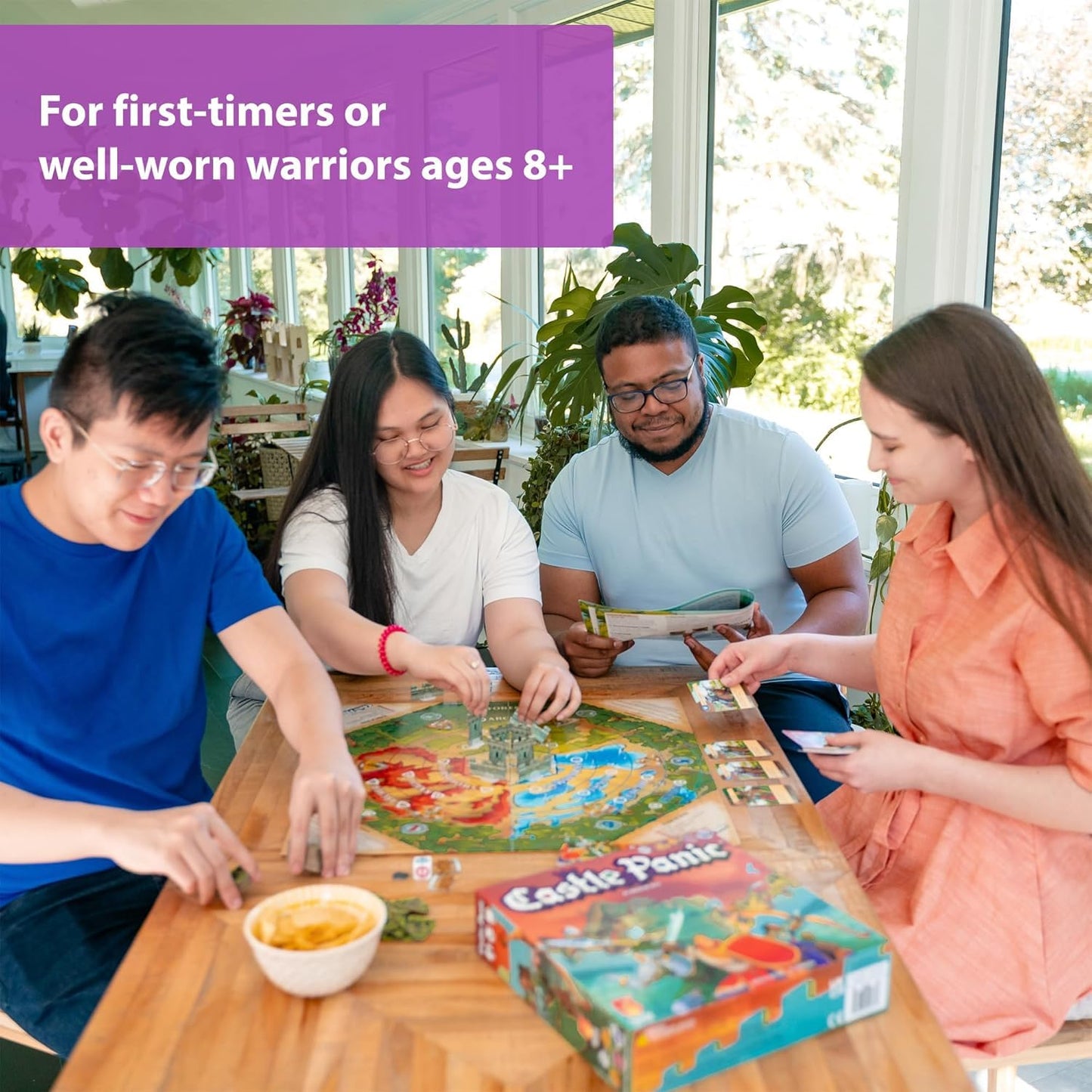 Castle Panic 2nd Edition | Cooperative Board Game for Adults and Family | Ages 8+ | for 1 to 6 Players | Average Playtime 45 Minutes | Made by Fireside Games