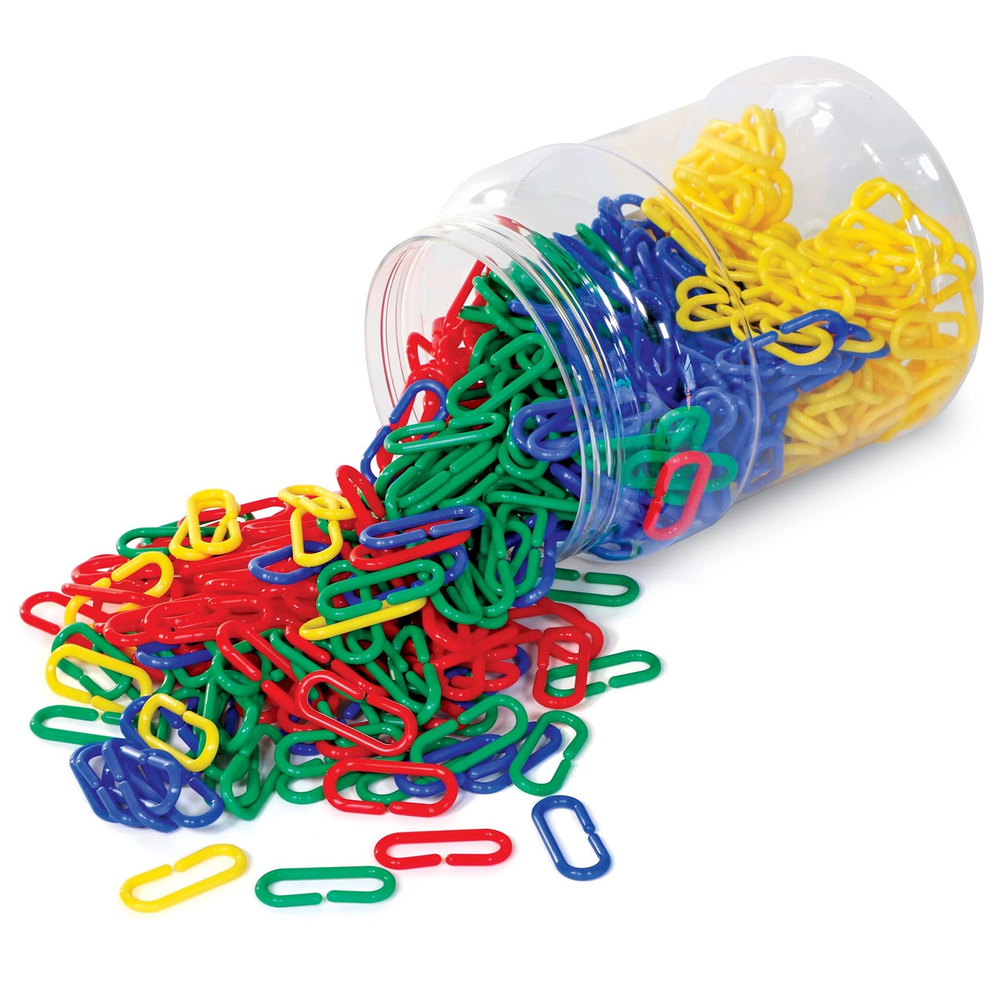 Learning Resources LER0257 Link 'N' Learn Links, Bucket of 500 Assorted Color Links, Ages 3+