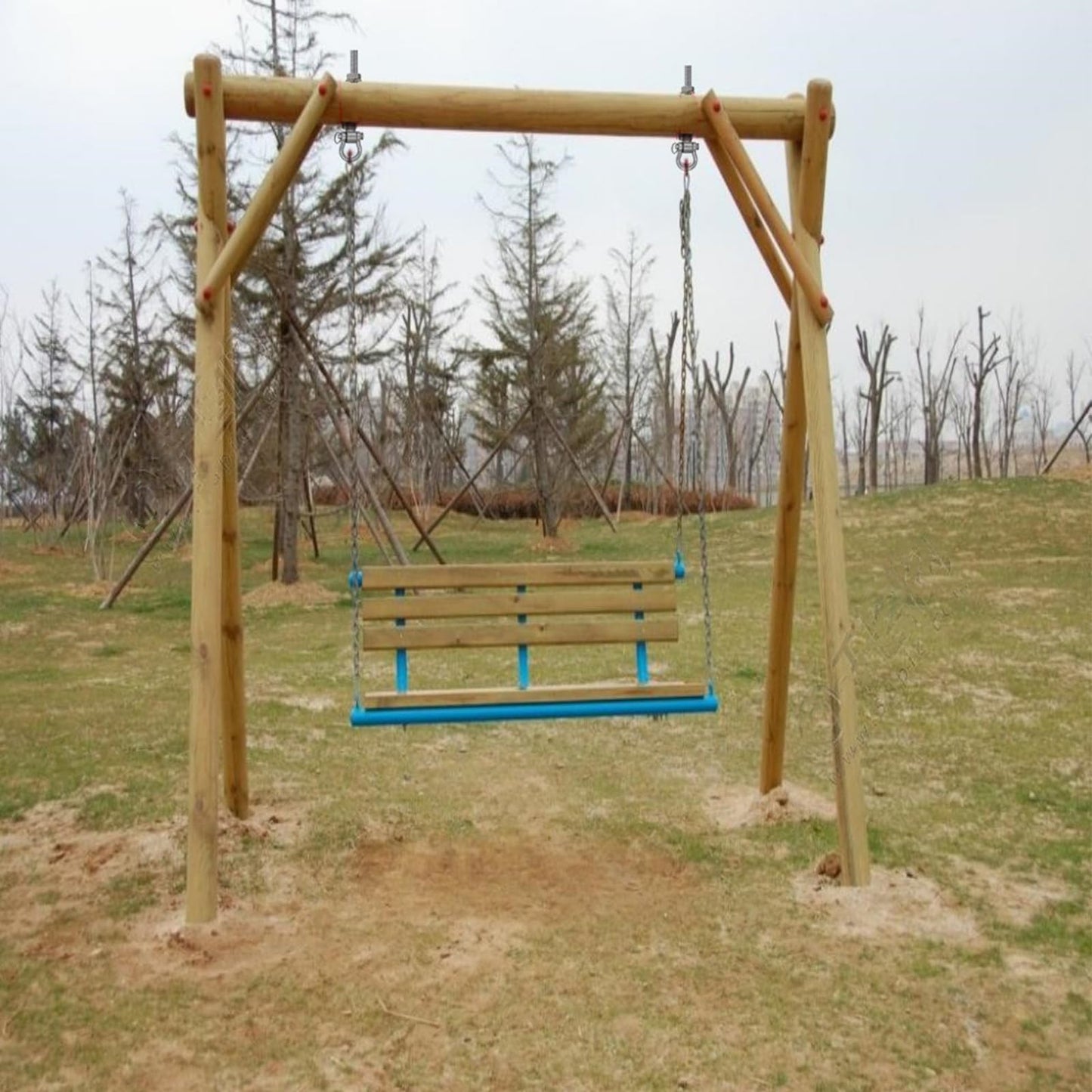 Dakzhou 4 Heavy Duty Bearing Swing Hanger Permanent Anti-Rust (10mm) 180° Swing, 1500 LB, Wood Beam sandbag Yoga Swing Hammock Chair
