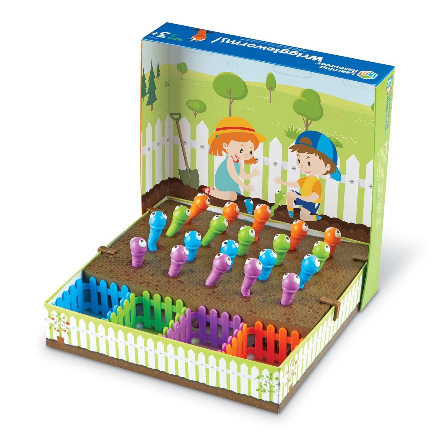 Learning Resources Wriggleworms! Fine Motor Activity Set, Toddler Fine Motor Skills, Ages 3+, Multicolor