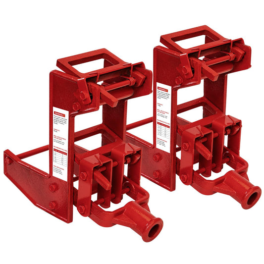2 Pack Wall Jack, Portable Wall Jacks for Framing, Use with 1-1/2 X 3-1/2 in Fir Poles Or 1 in Od Steel Pipe, Malleable Casting Iron Wall Jack for Lifting Wall Beams, Capacity of Lifting 1,000 lbs