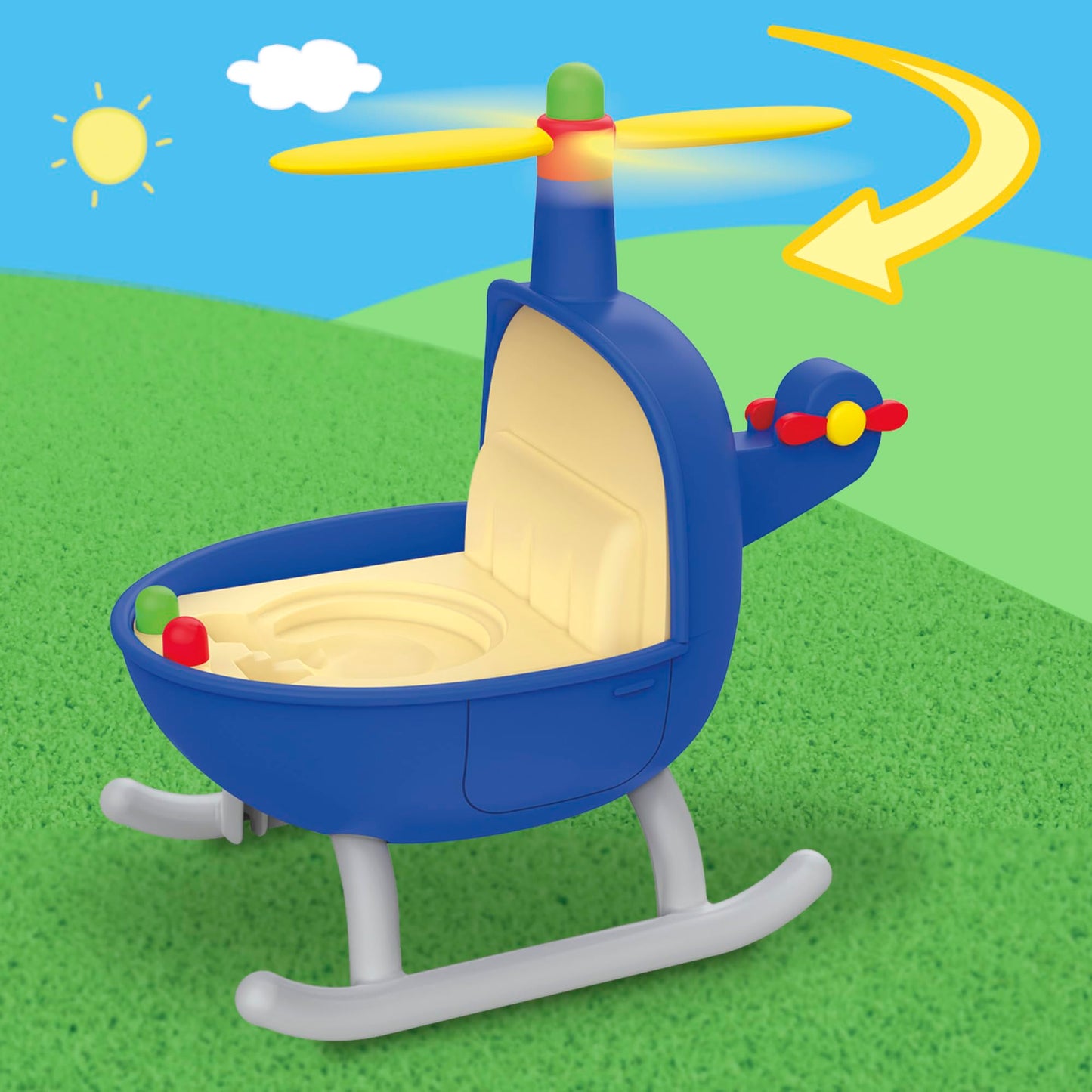Peppa Pig Toys Peppa's Little Vehicle Set, Includes Helicopter, Camper, and Car Toys and 5 Peppa Pig Figures, Preschool Toys for 3 Year Olds and Up (Amazon Exclusive)