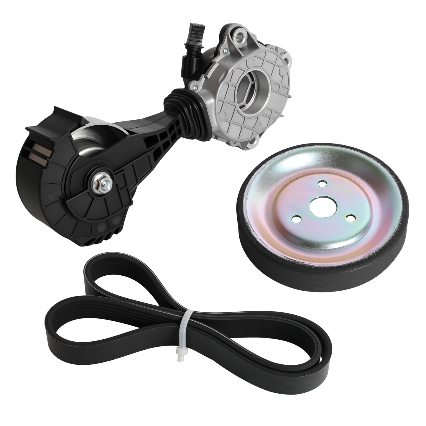 JAVOUKA Drive Belt Tensioner Assembly Idler Friction Wheel & Engine Water Pump Pulley & Serpentine Belt fit for Mini Cooper fit for Cooper Paceman fits for Cooper Countryman 07-16 L4 1.6L 2.0L L3 1.5L