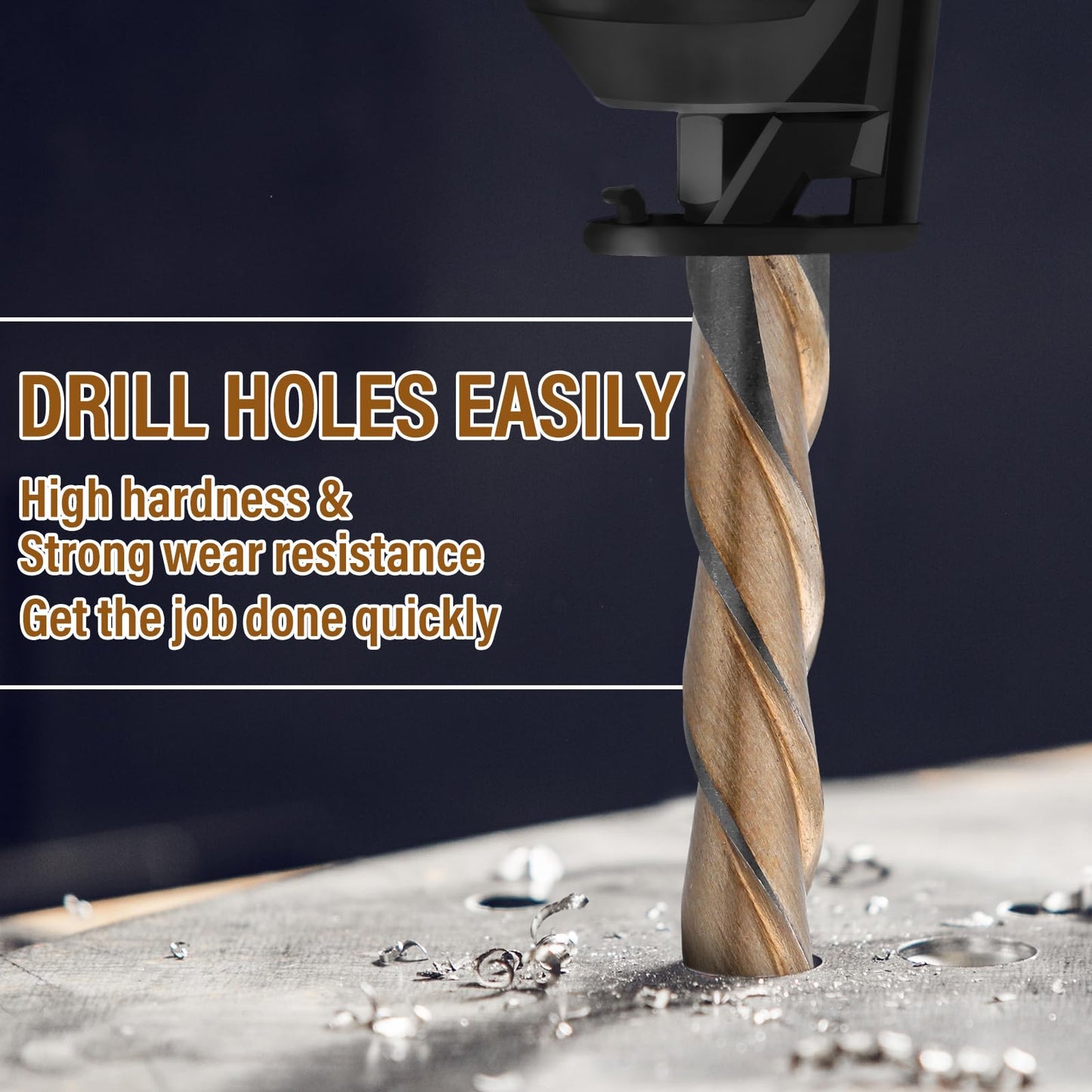 Tondiamo 100 Pcs Drywall Bit Drywall Guide Point Cutting Router Bits Tools for Use with Spiral Saw (5/32")