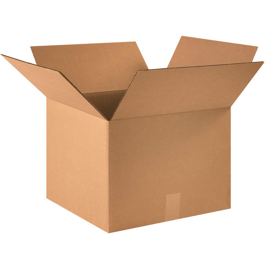 BOX USA Shipping Boxes Medium 16"L x 16"W x 12"H 25-Pack - Corrugated Cardboard Box for Moving, Mailing, Packing, Packaging and Storage