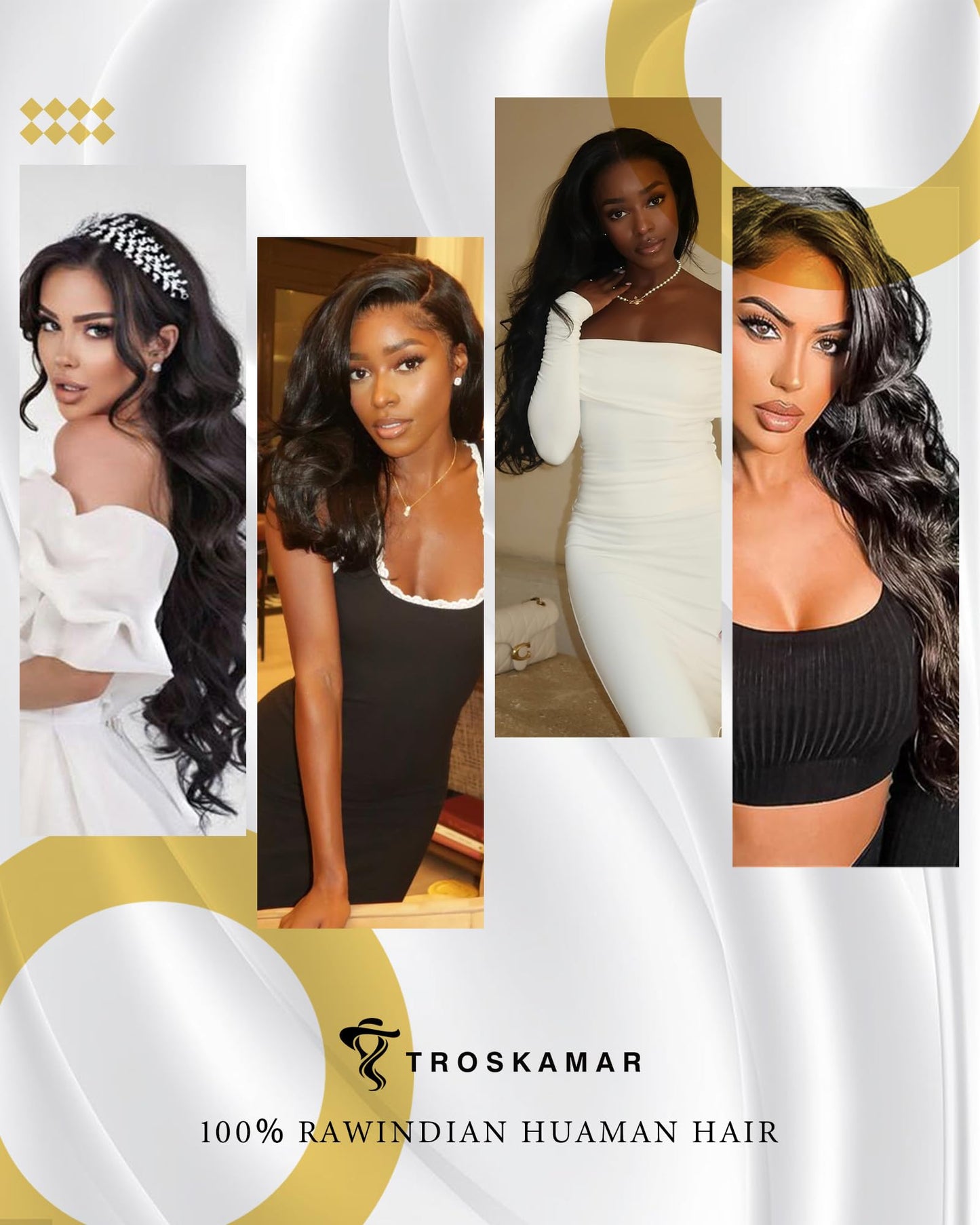 Body Wave Bundles Human Hair 12A Human Hair Bundles 16 18 20 Inch Brazilian Virgin Hair Extensions 100% Unprocessed Bundles Human Hair Body Wave 3 Bundles Natural Color