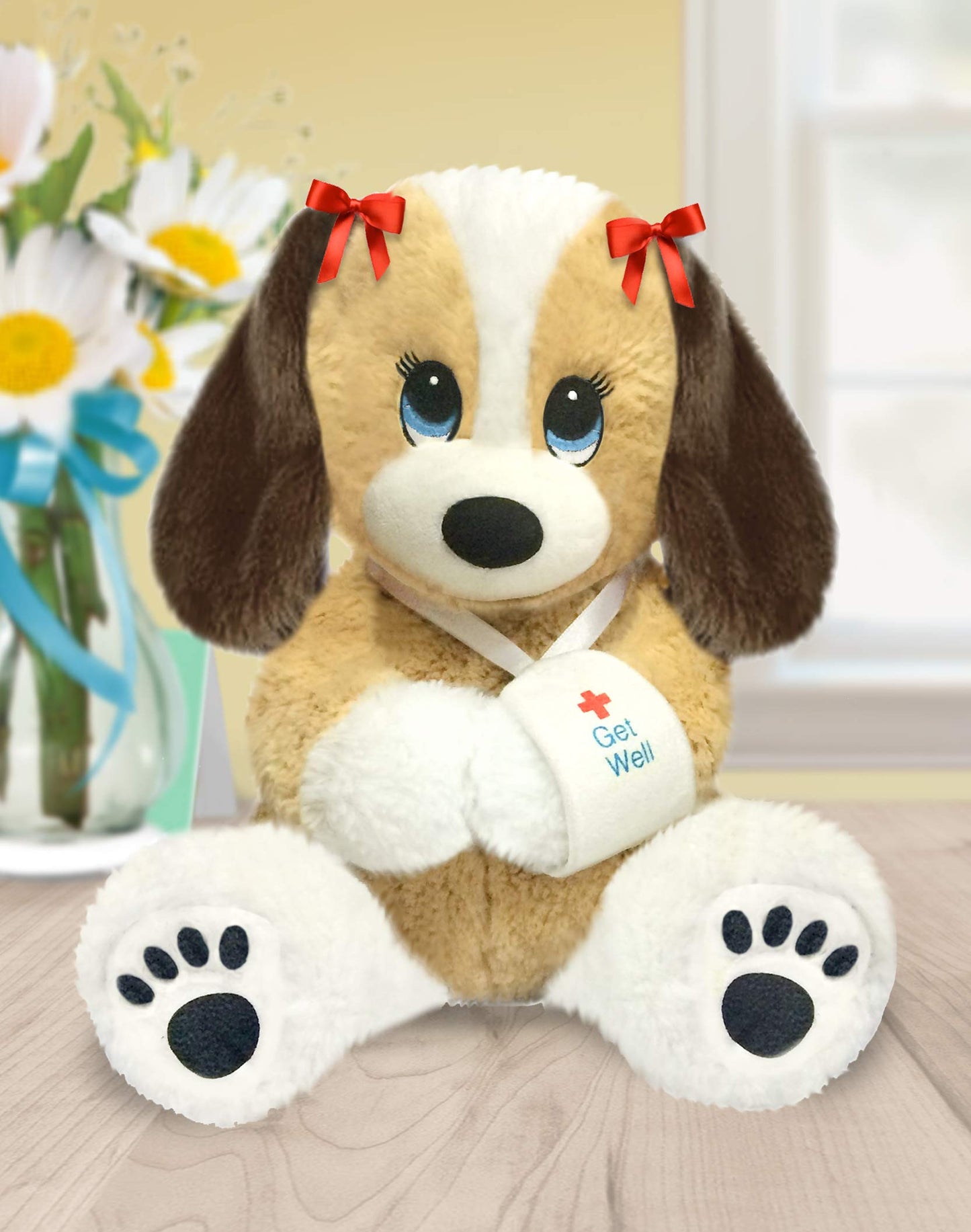 First & Main 3844 13" Melancholy Melanie Puppy Dog