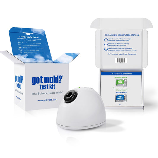 1 ROOM KIT | Test Your Air! Professional Quality Mold Test Kit for Home - All Fees Included - 1, 2 & 3-Room Test Kits & Refills - Reusable BioVac™ Air Sampler - Full Mold Type & Quantity Analysis