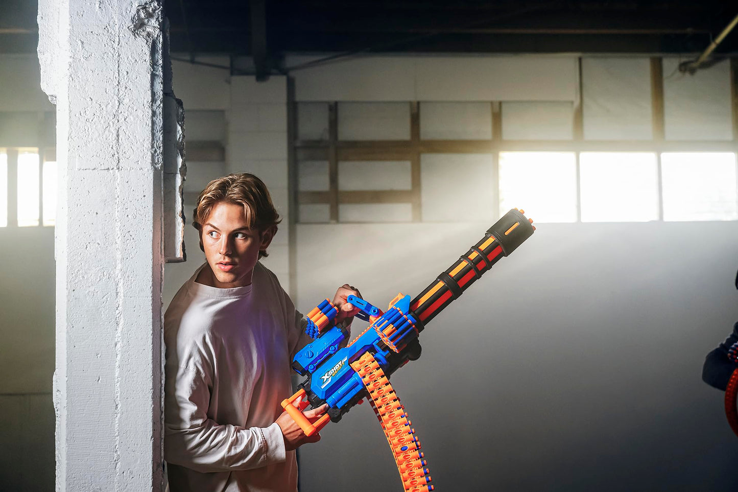 X-Shot Insanity Motorized Rage Fire by ZURU with 72 Darts, Motorized Blasting Power, Auto Feeding Belt, Tripod and Scope, Outdoor Toy for Boys and Girls, Teens and Adults